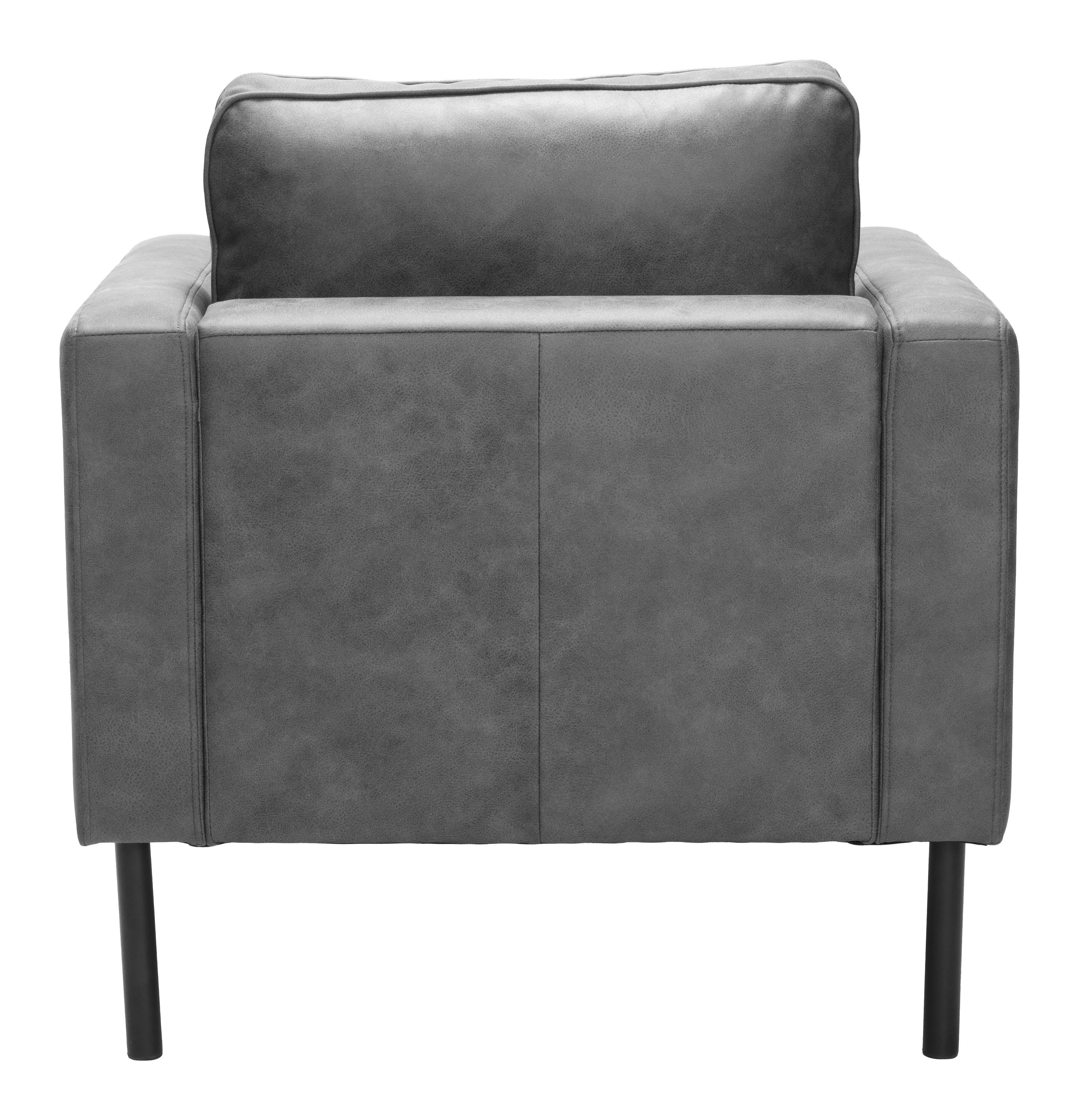 Erika Home Decade Accent Chair, Vintage Gray, large