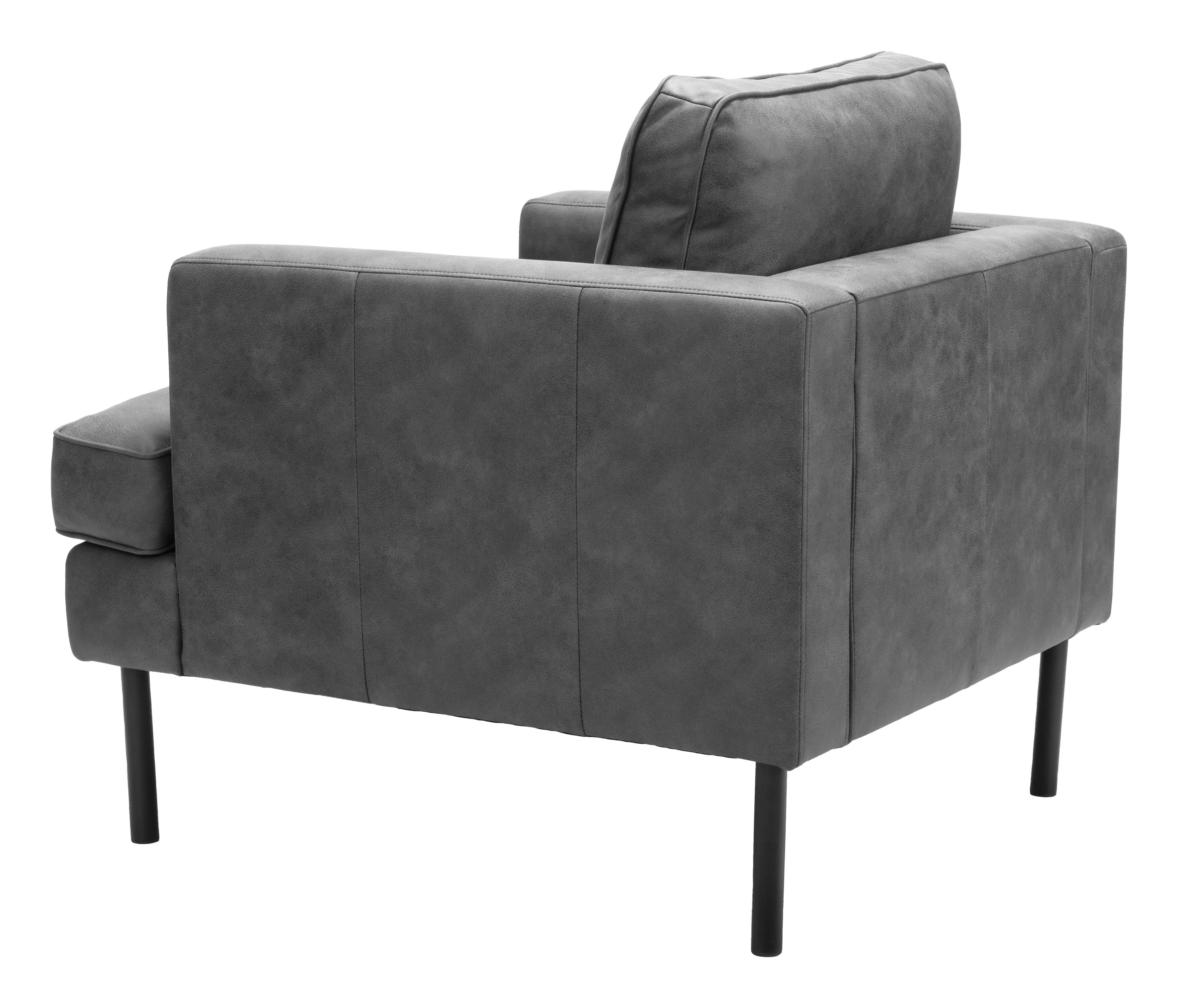 Erika Home Decade Accent Chair, Vintage Gray, large