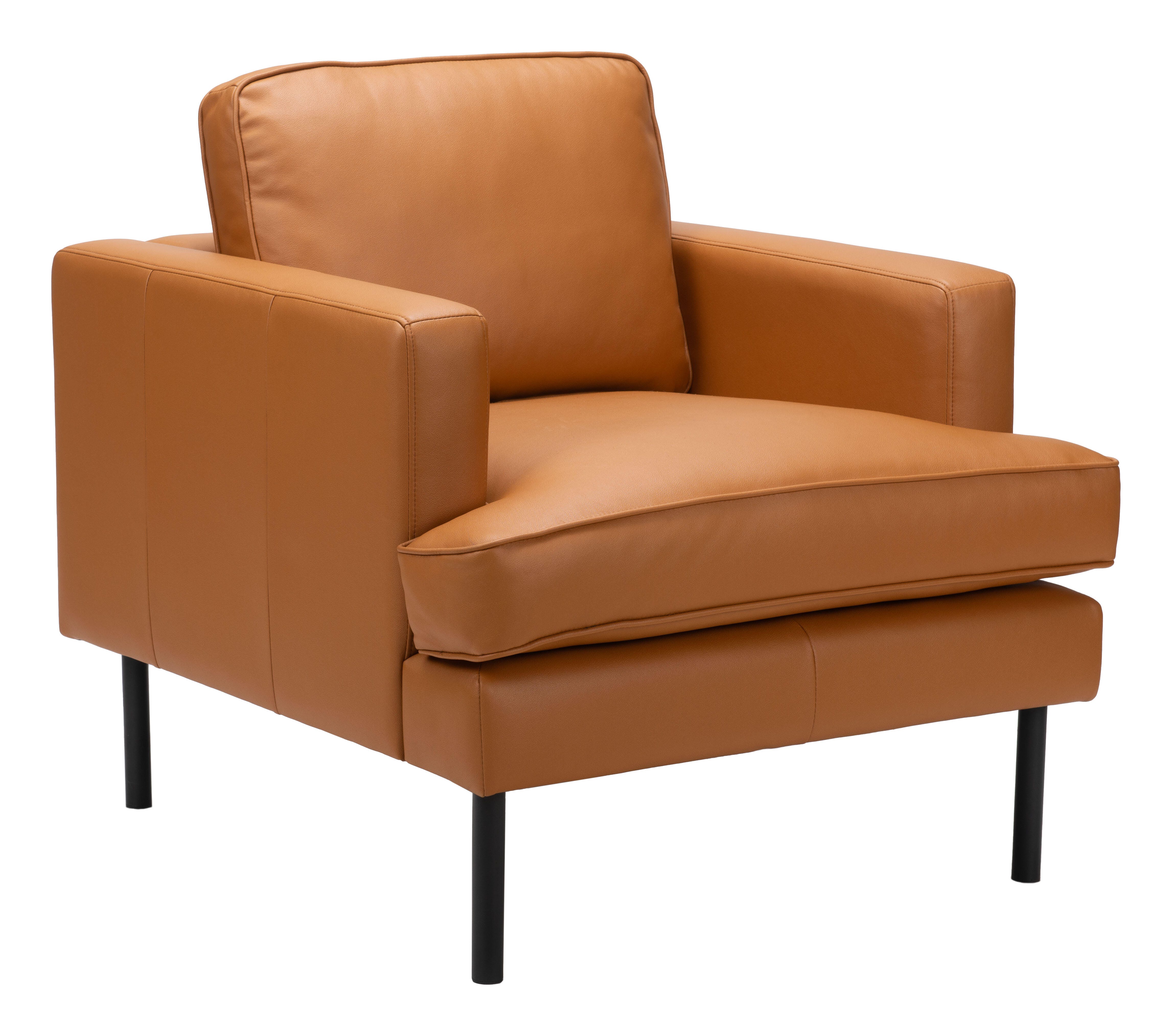 Erika Home Decade Accent Chair, Brown, large