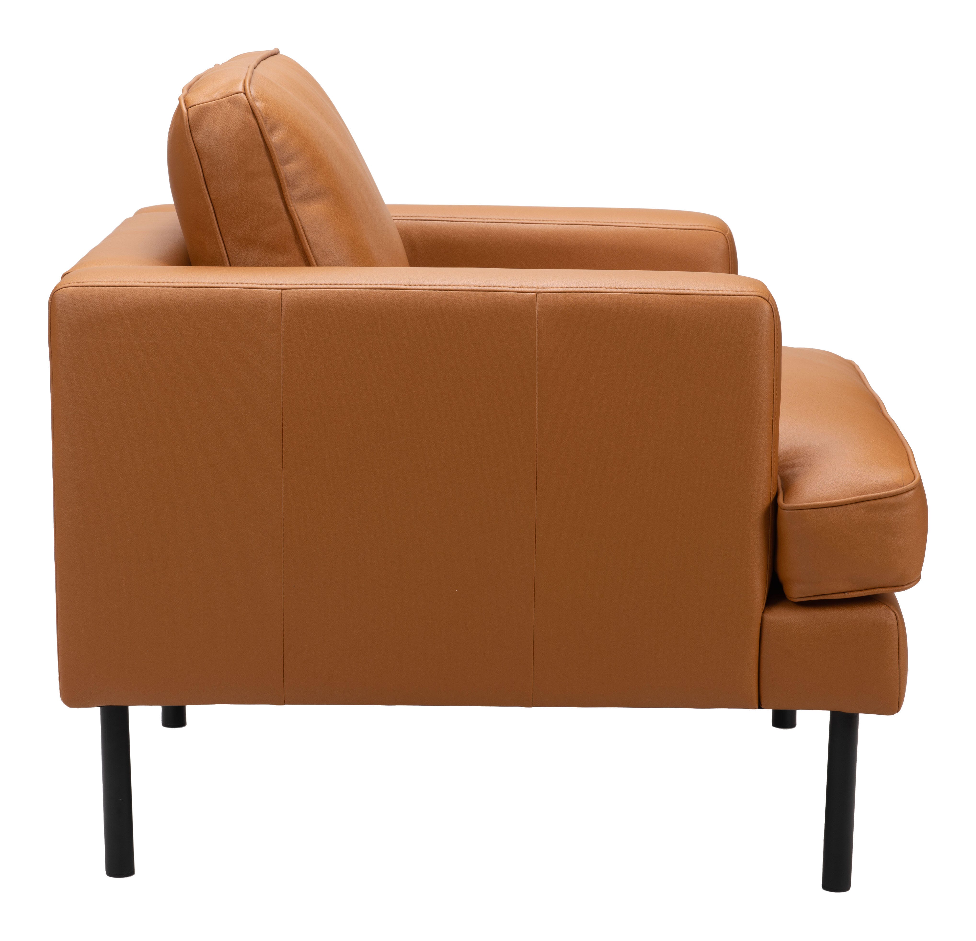 Erika Home Decade Accent Chair, Brown, large