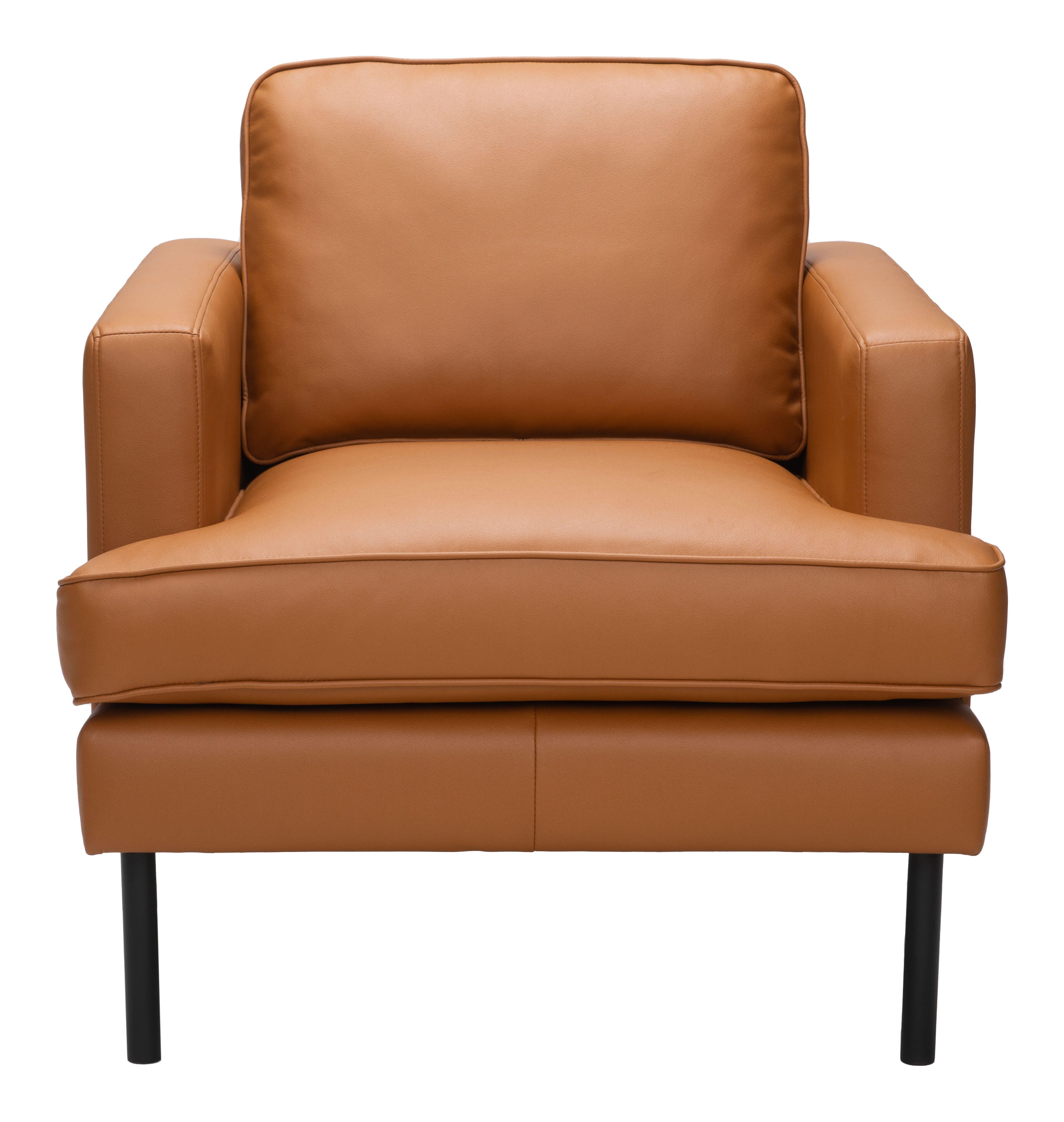 Erika Home Decade Accent Chair, Brown, large