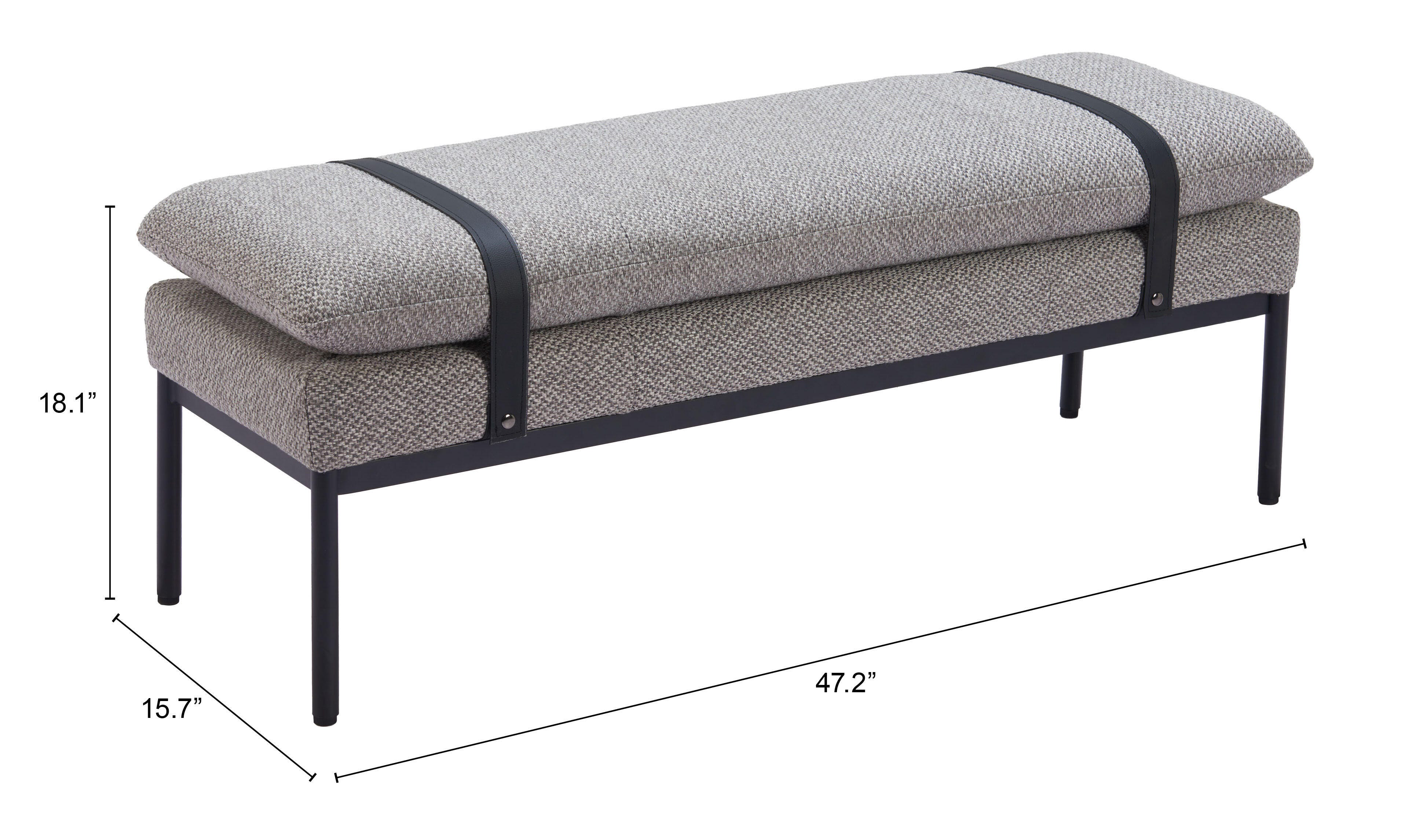 Erika Home Padd Bench, , large