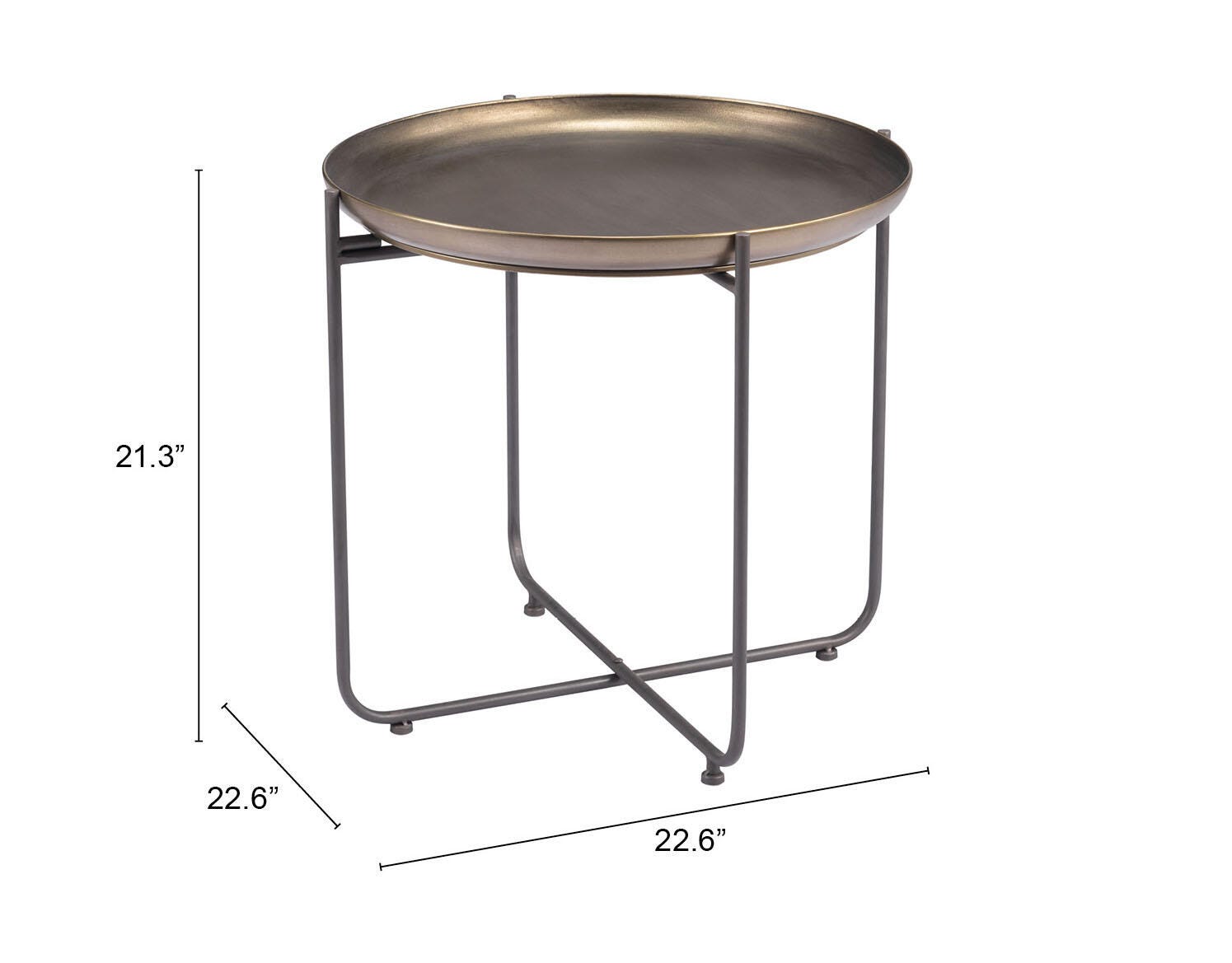 Erika Home Bronson Side Table, , large