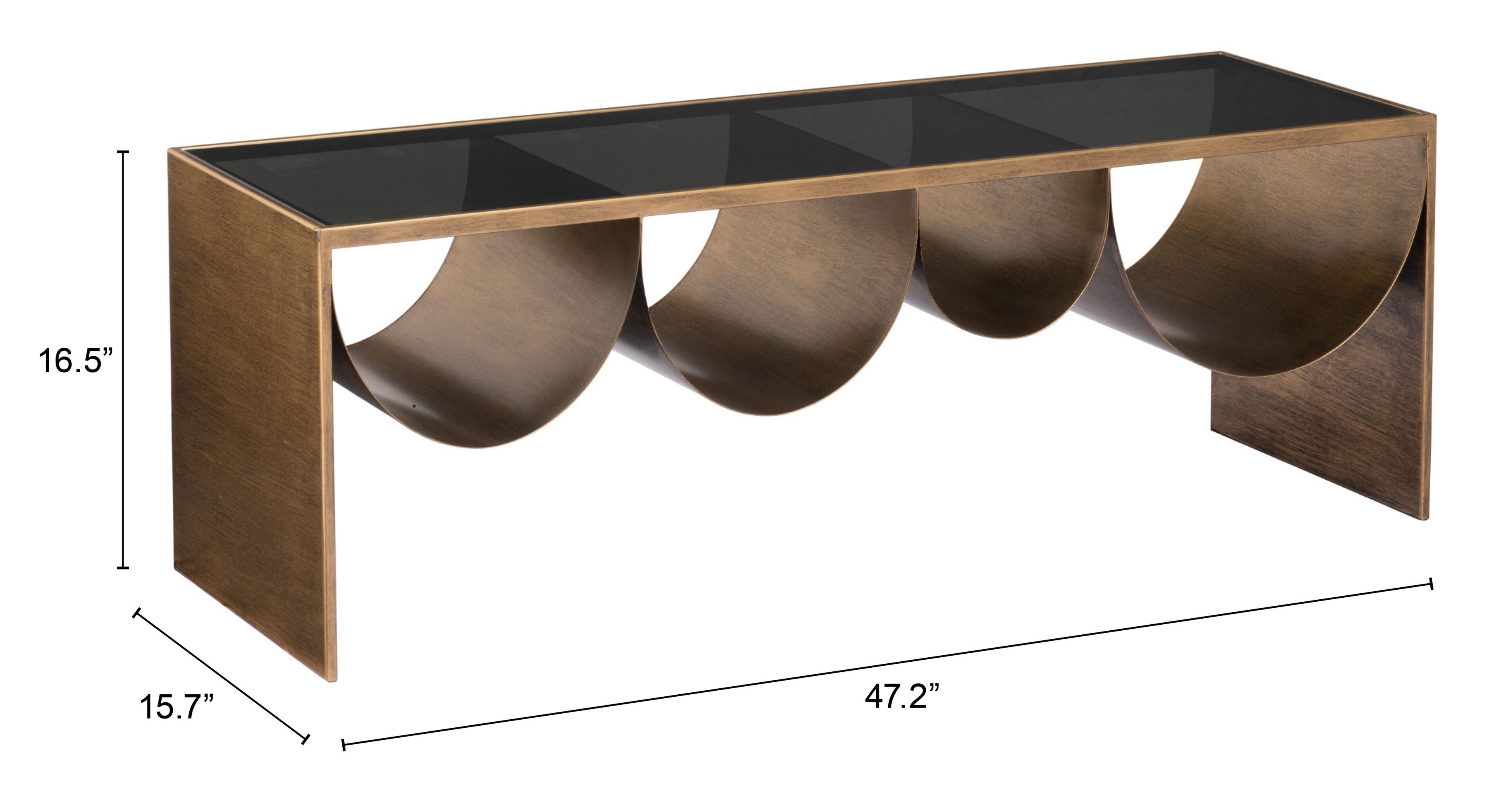 Erika Home Reed Coffee Table, , large