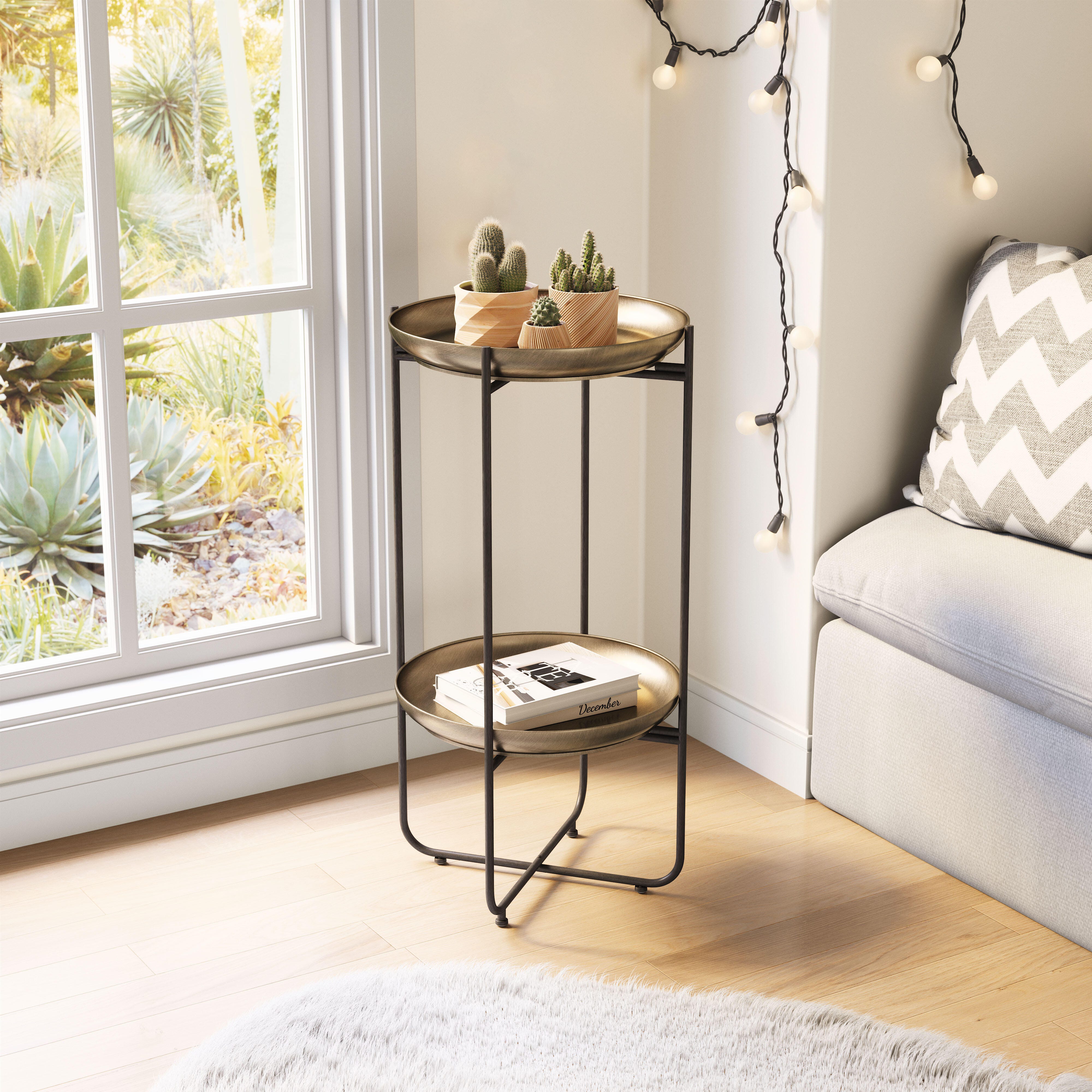 Erika Home Bronson Accent Side Table, , rollover