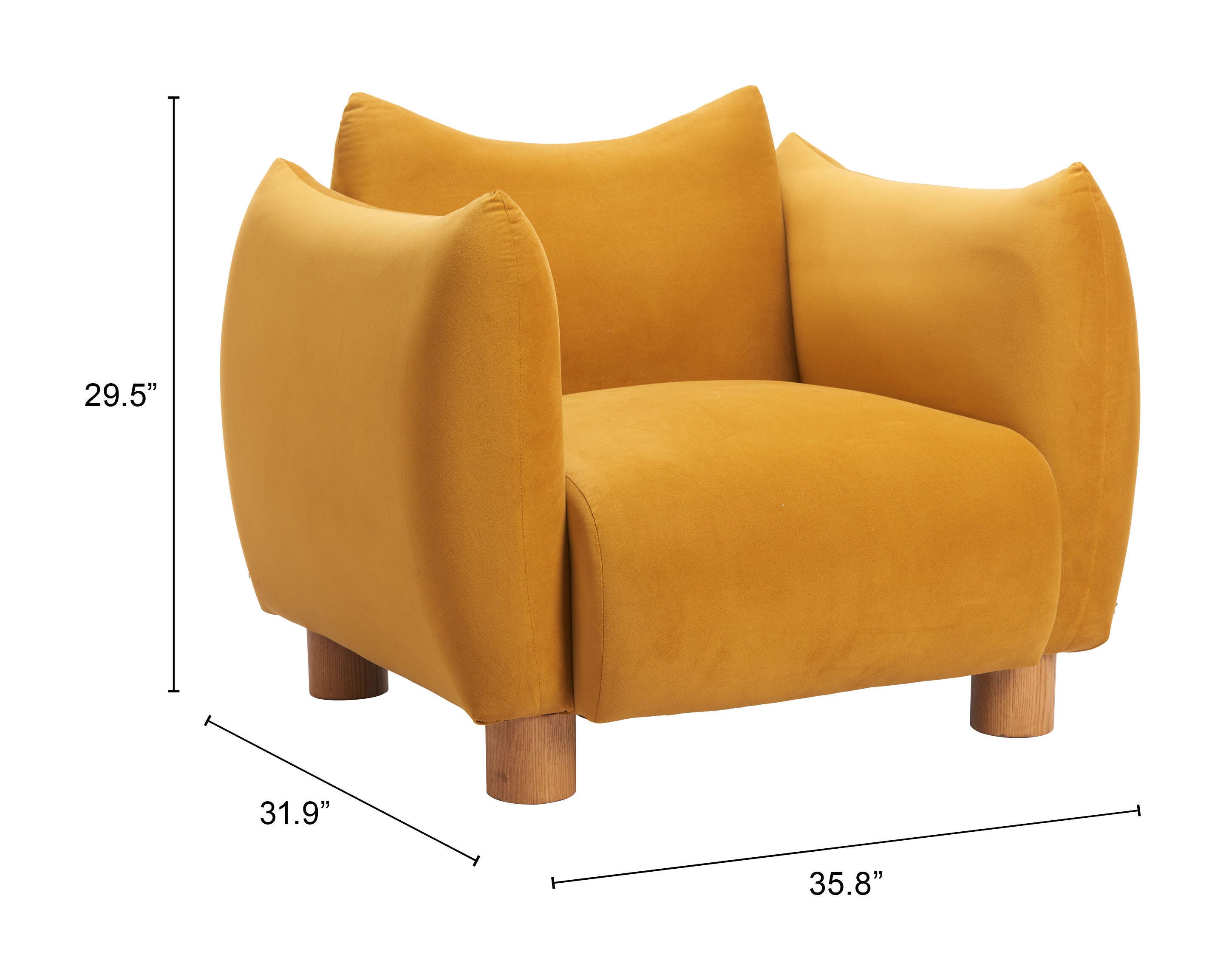 Erika Home Meia Accent Chair, , large