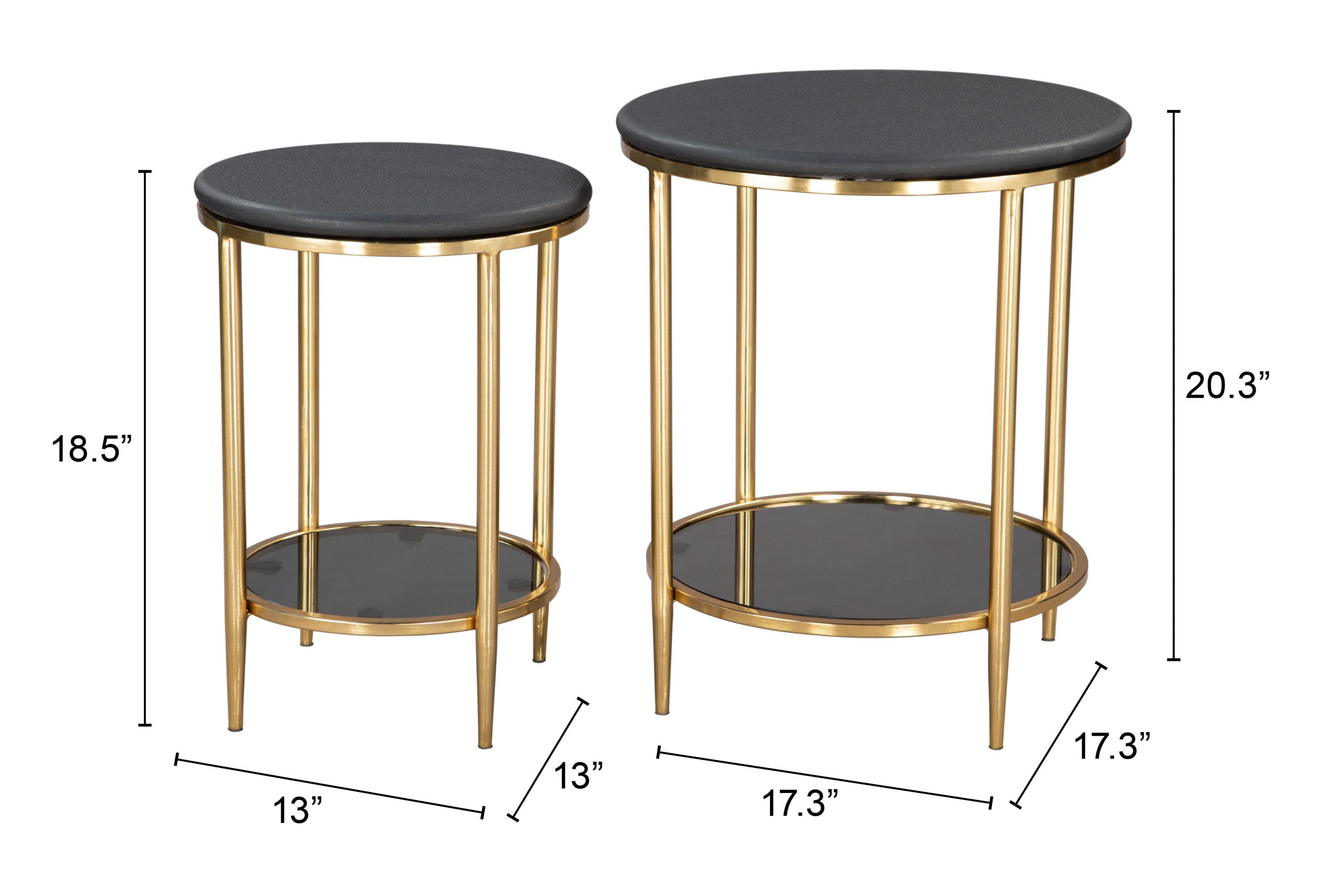 Erika Home Koper Coffee Table (Set of 2), , large