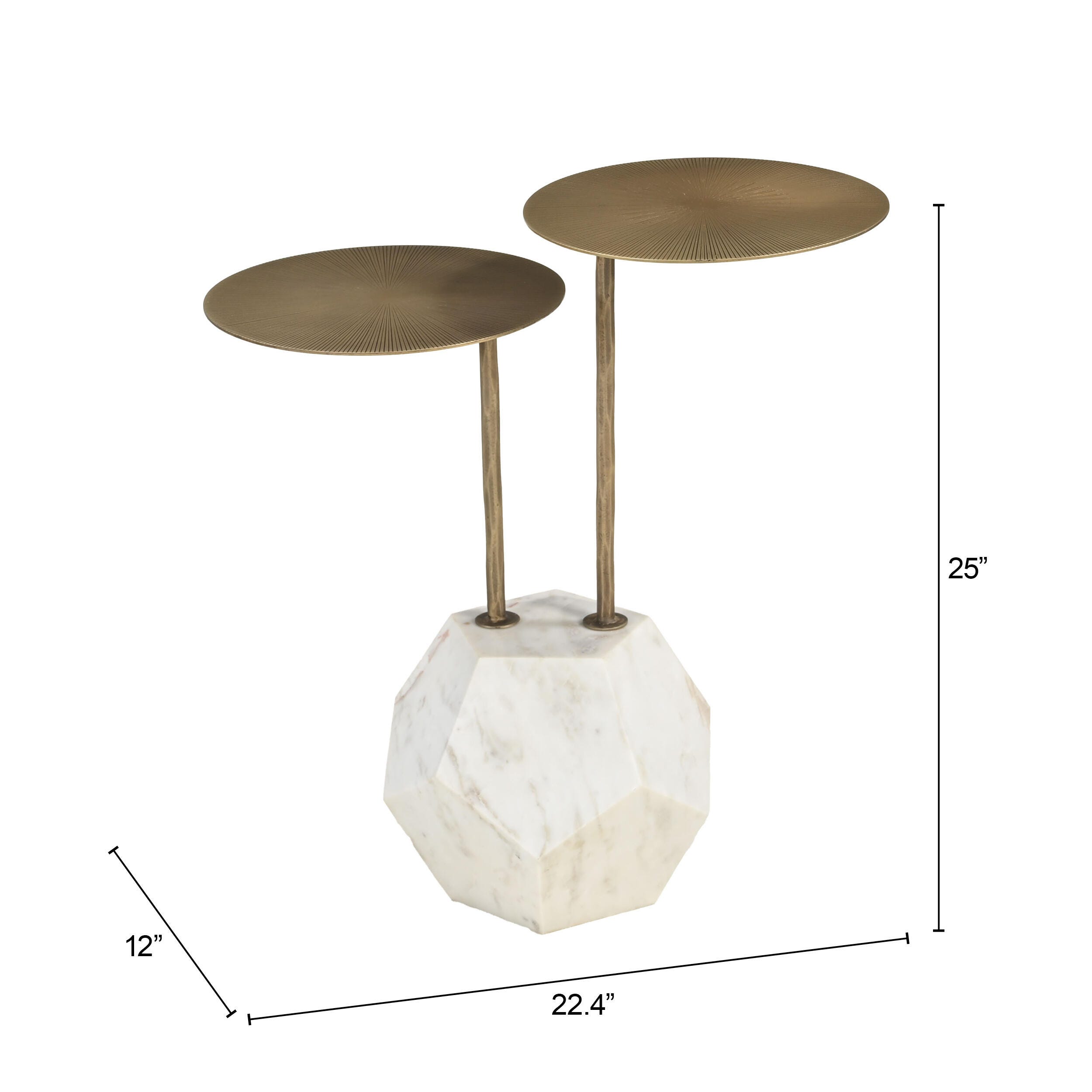 Erika Home Anten Side Table, , large