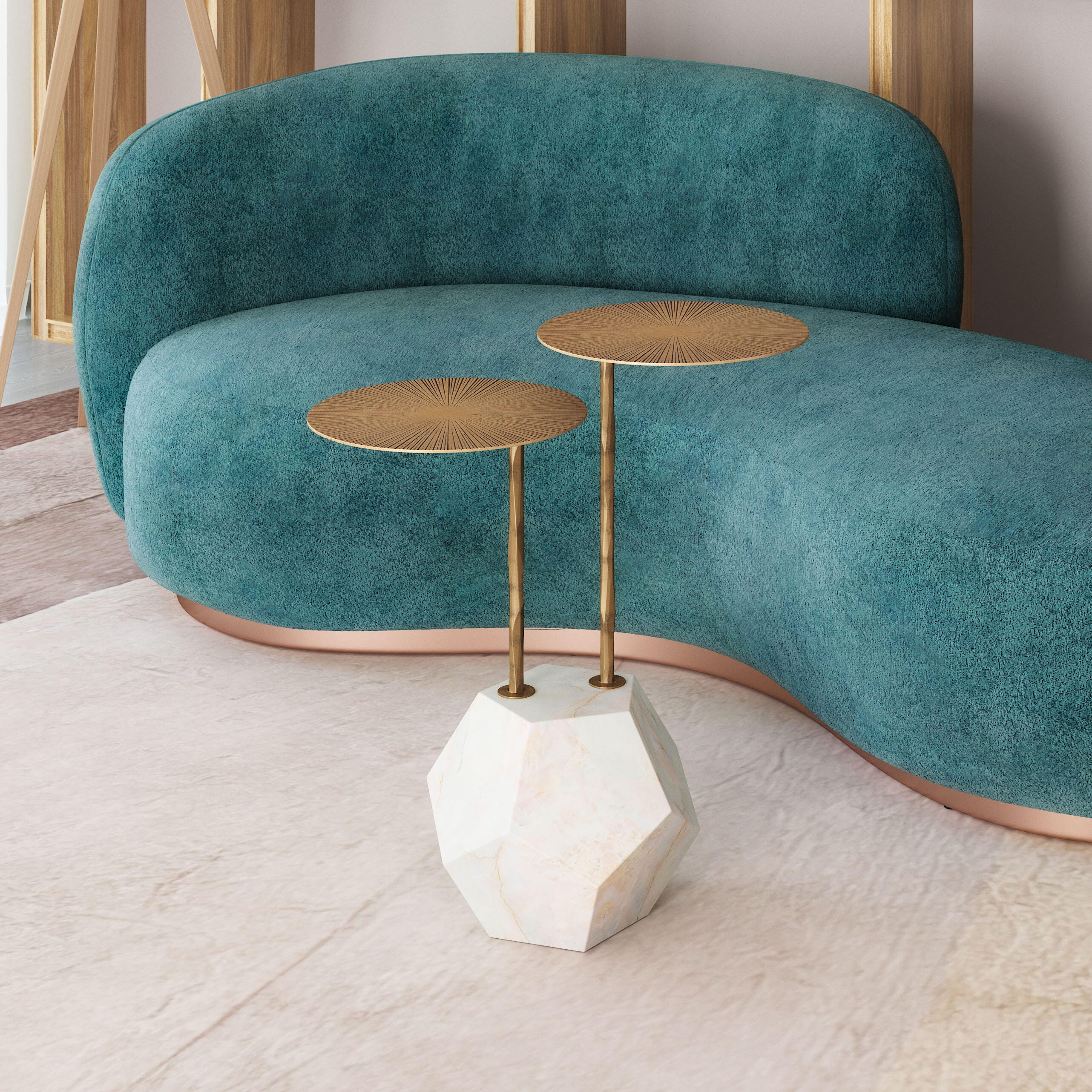 Erika Home Anten Side Table, , large