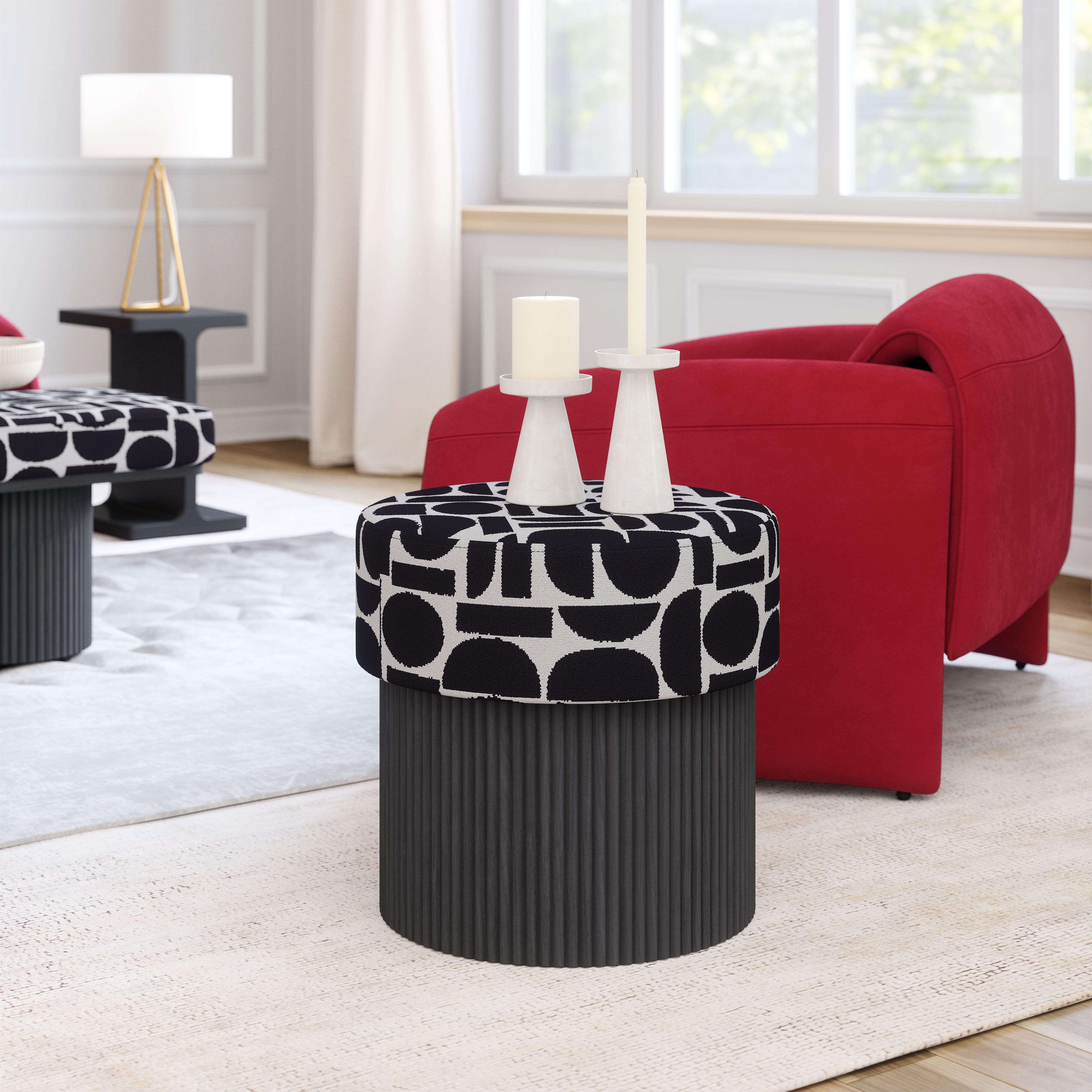 Erika Home Boto Storage Ottoman, , rollover