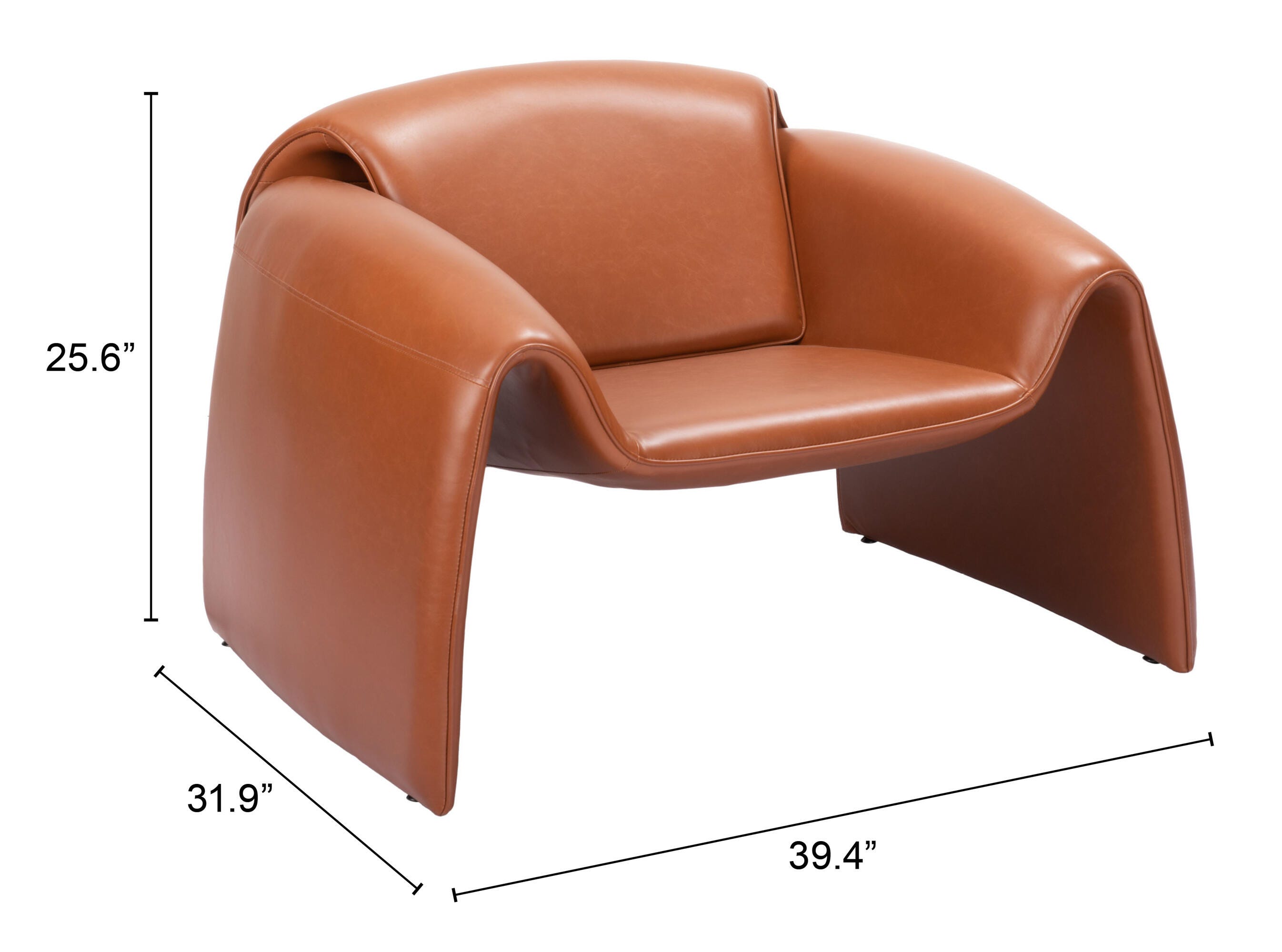 Erika Home Horten Solid Accent Chair, , large