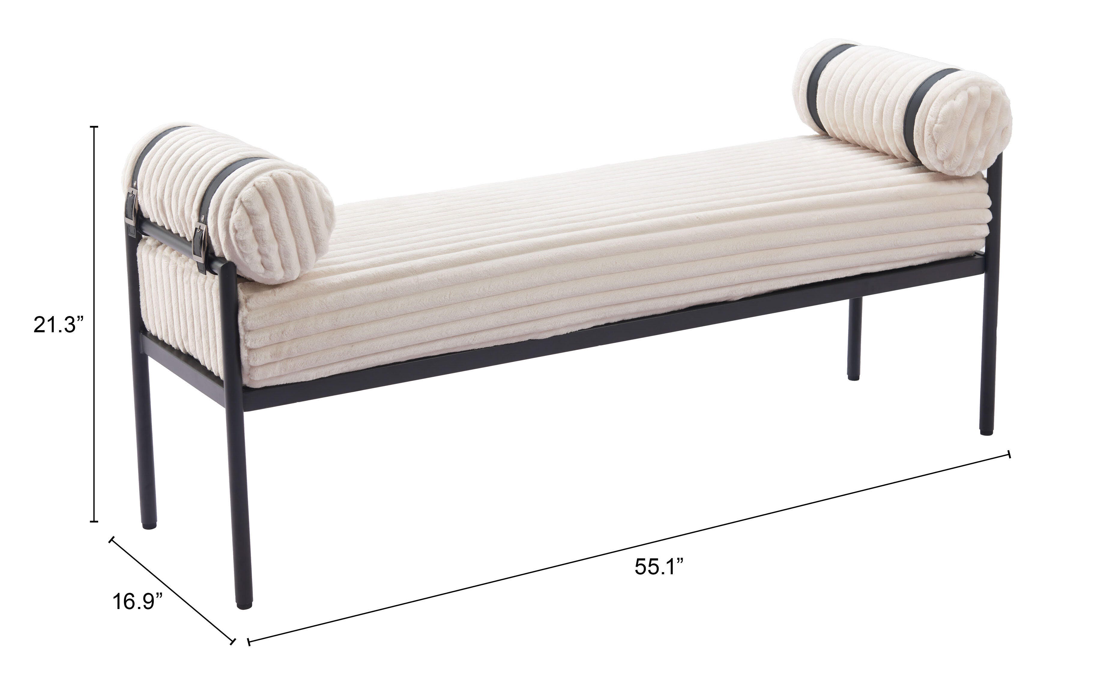 Erika Home Barrow Solid Bench, , large