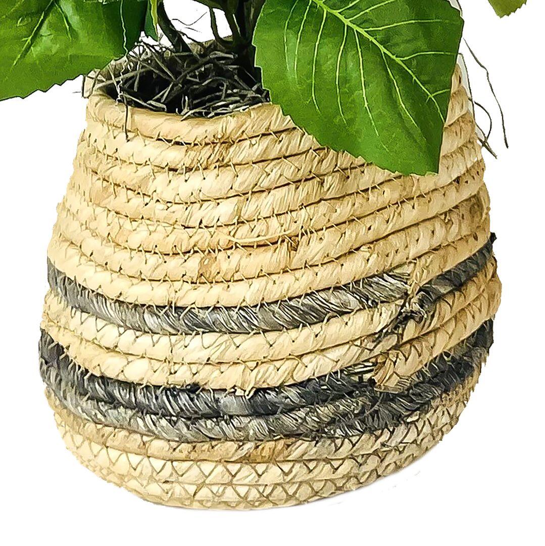 LCG Florals Faux Hydrangeas Plant, Blue/Beige, large