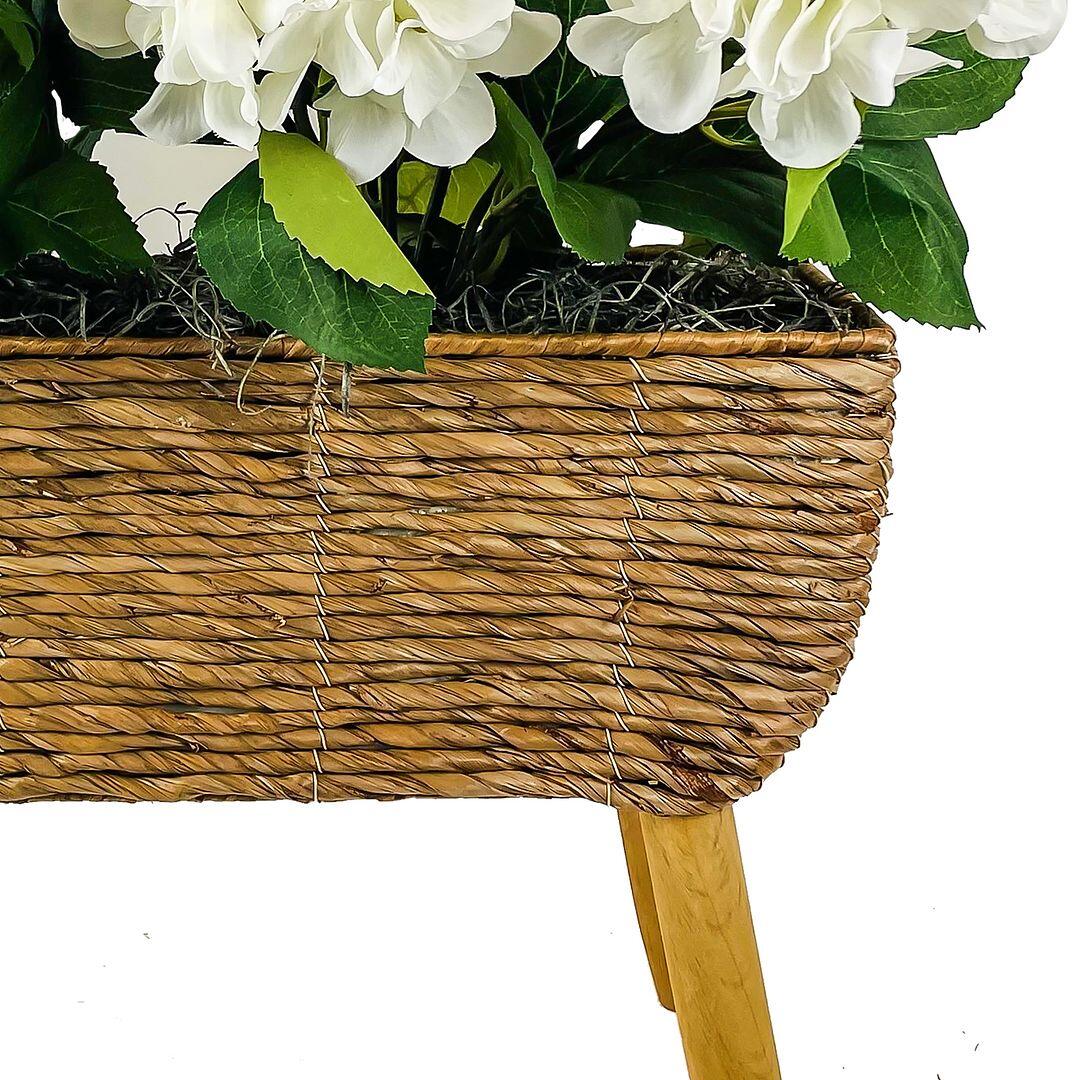 LCG Florals Solid Faux Hydrangea Plant, , large