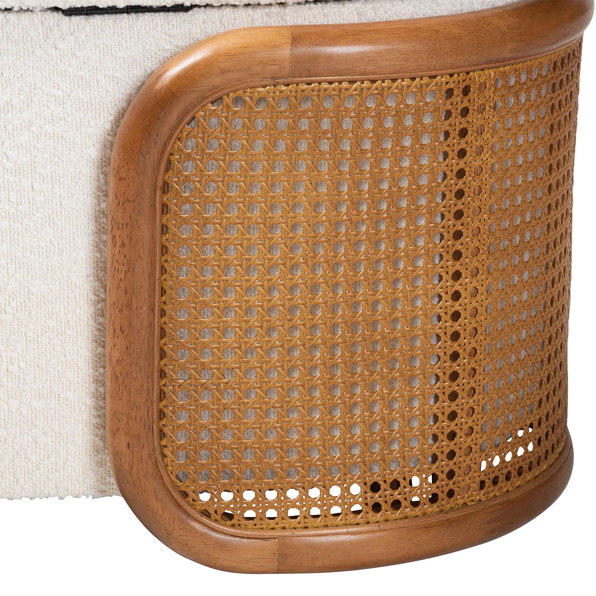 Baxton Studio Basira Storage Bench, , large