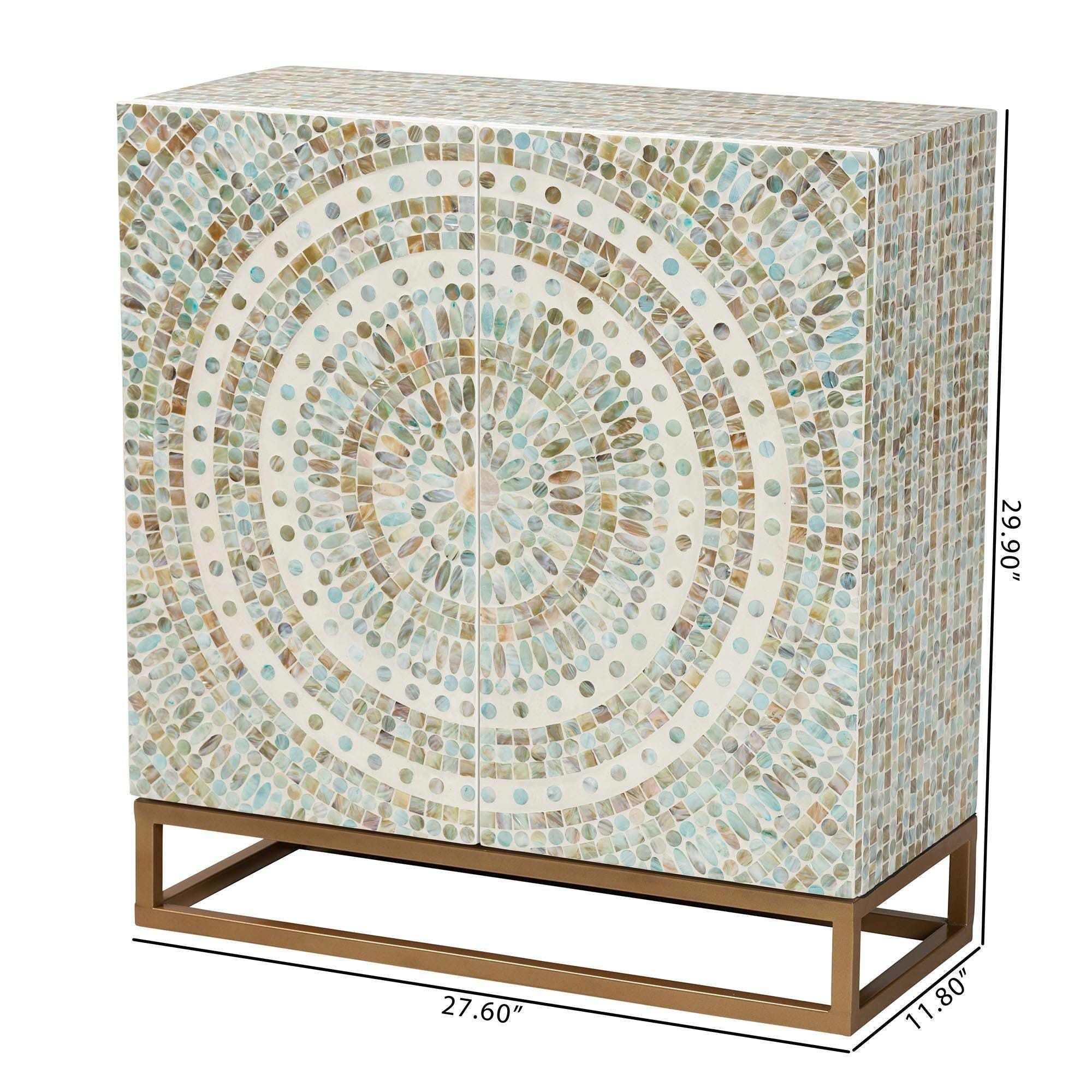 Baxton Studio Quintus 28" Accent Cabinet, , large