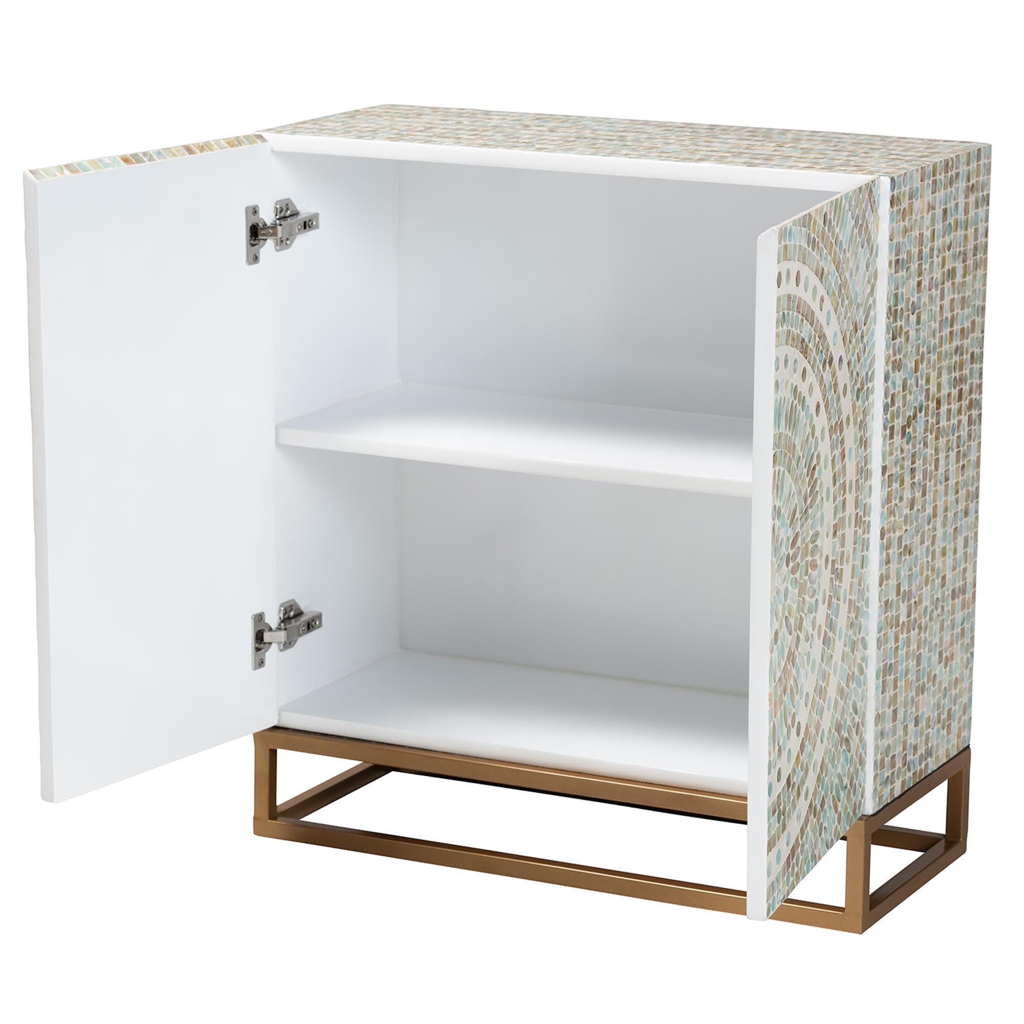 Baxton Studio Quintus 28" Accent Cabinet, , large