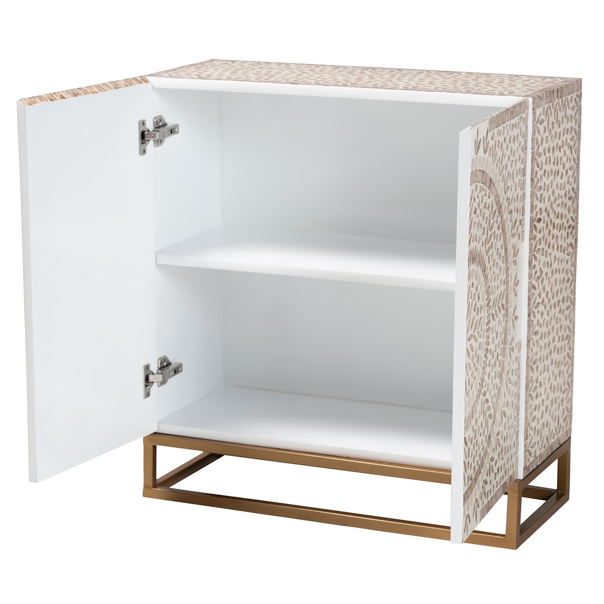 Baxton Studio Ercilia 28" Accent Cabinet, , large