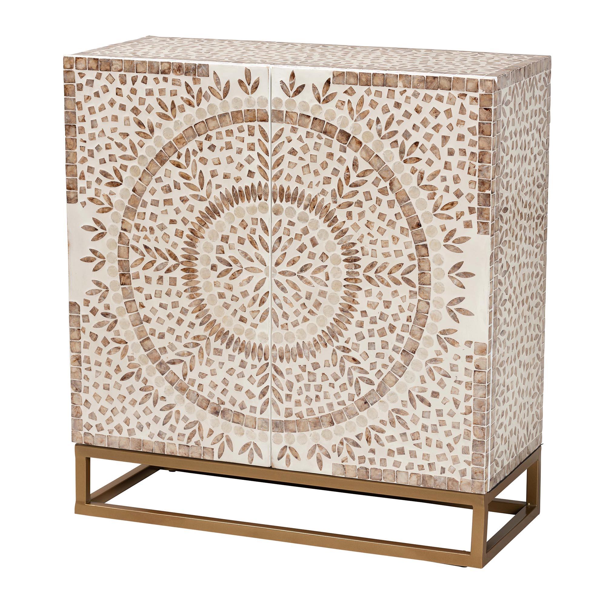 Baxton Studio Ercilia 28" Accent Cabinet, , large