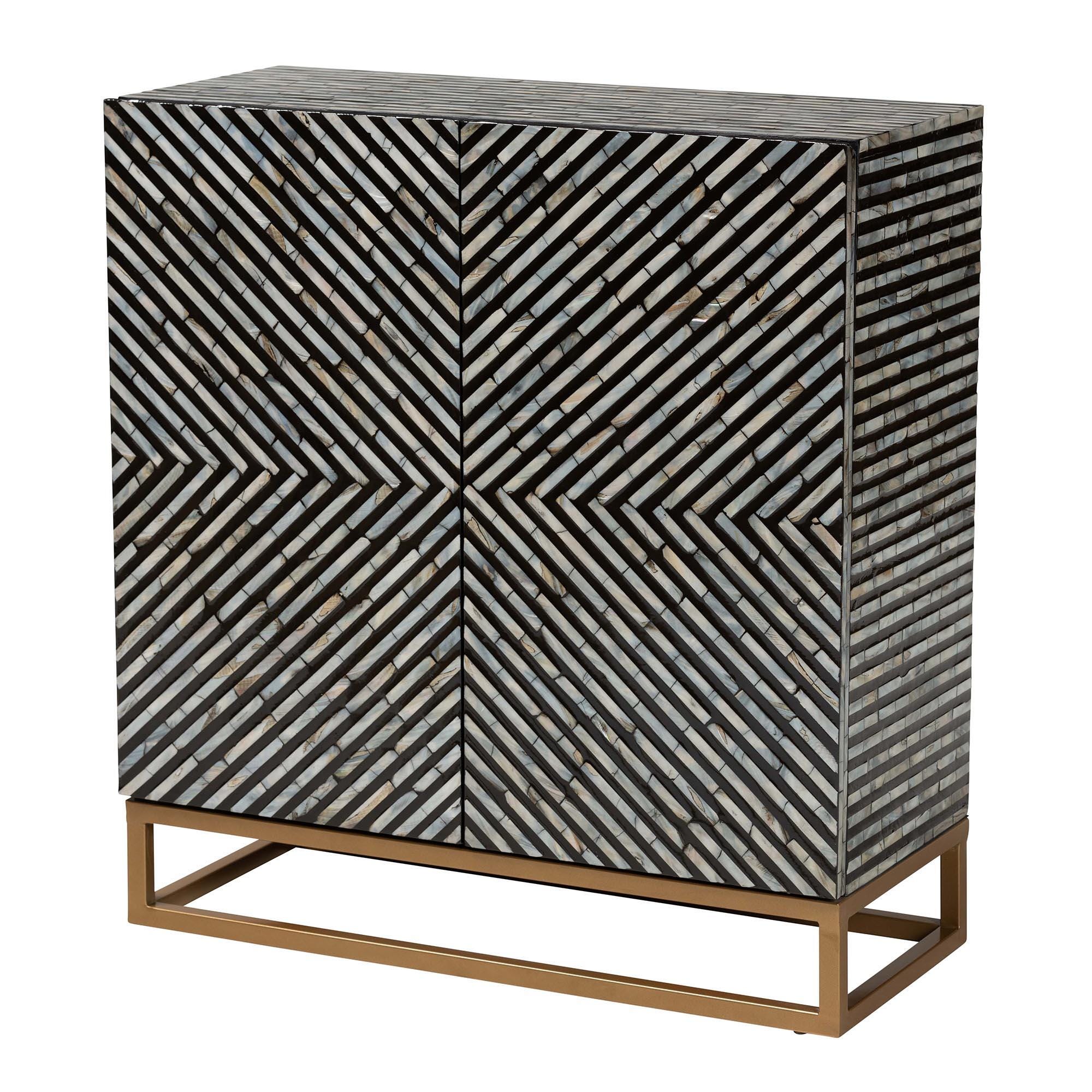 Baxton Studio Belenus 28" Accent Cabinet, , large