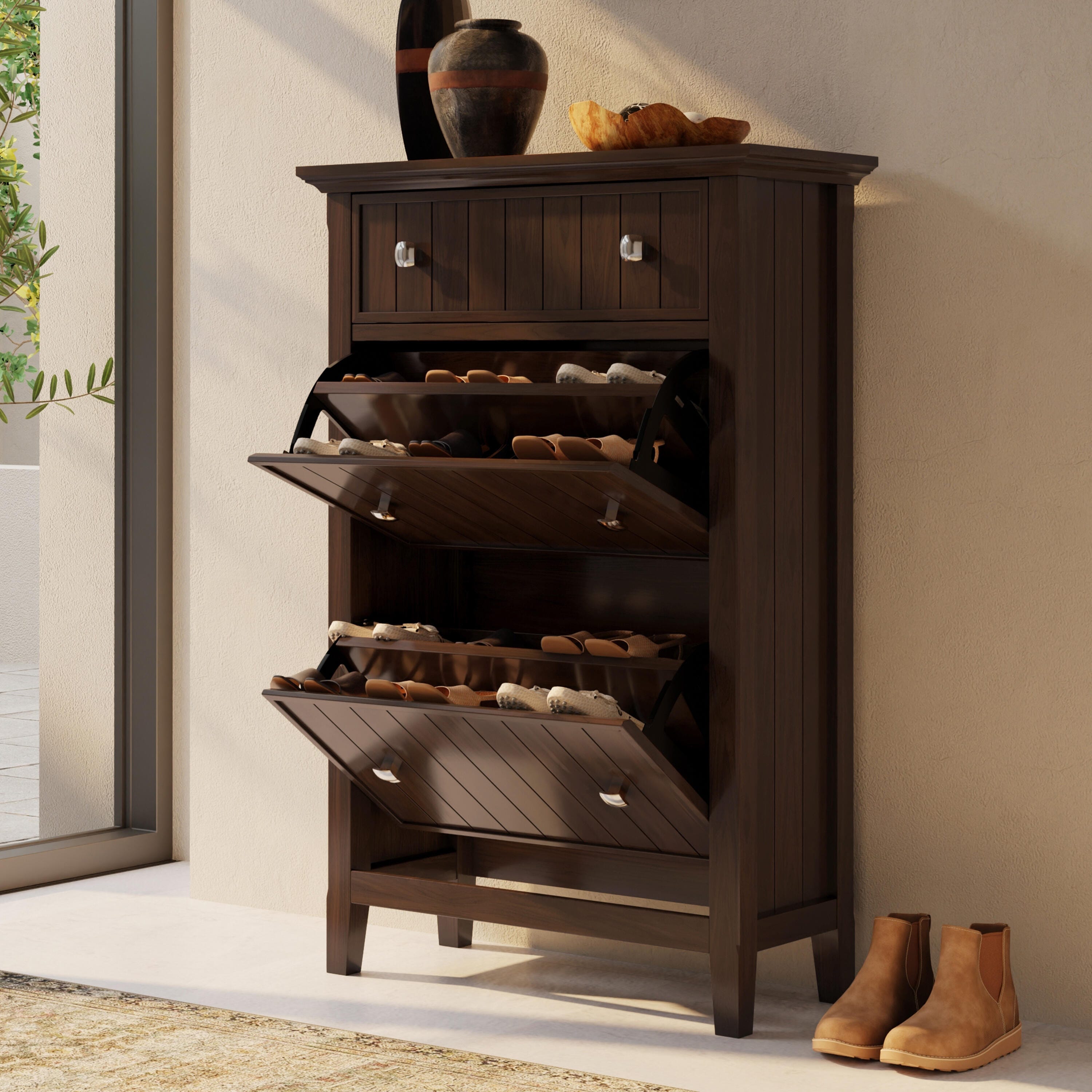 Simpli Home Acadian 32" Accent Cabinet, , rollover