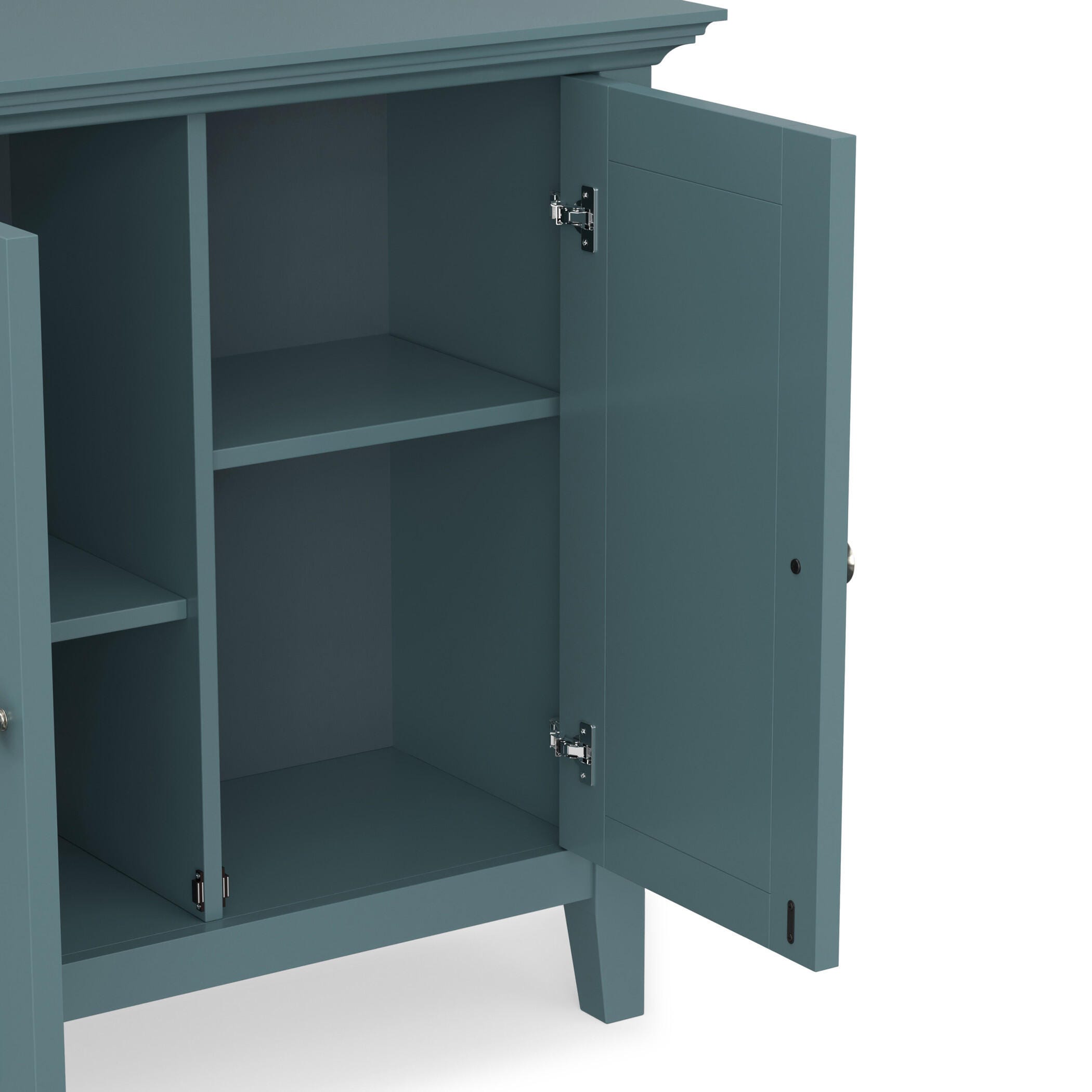 Simpli Home Amherst 32" Accent Cabinet, French Blue, large