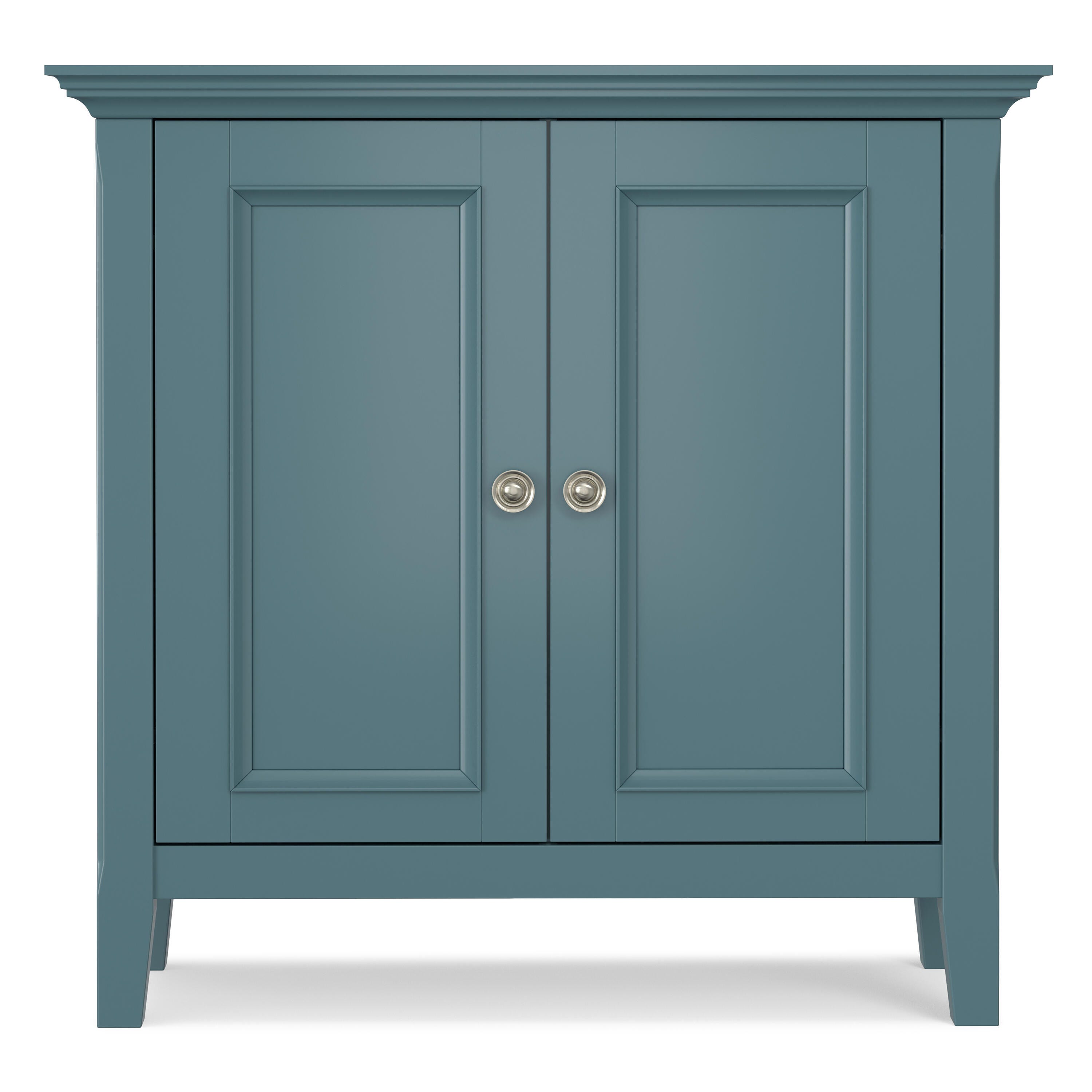 Simpli Home Amherst 32" Accent Cabinet, French Blue, large