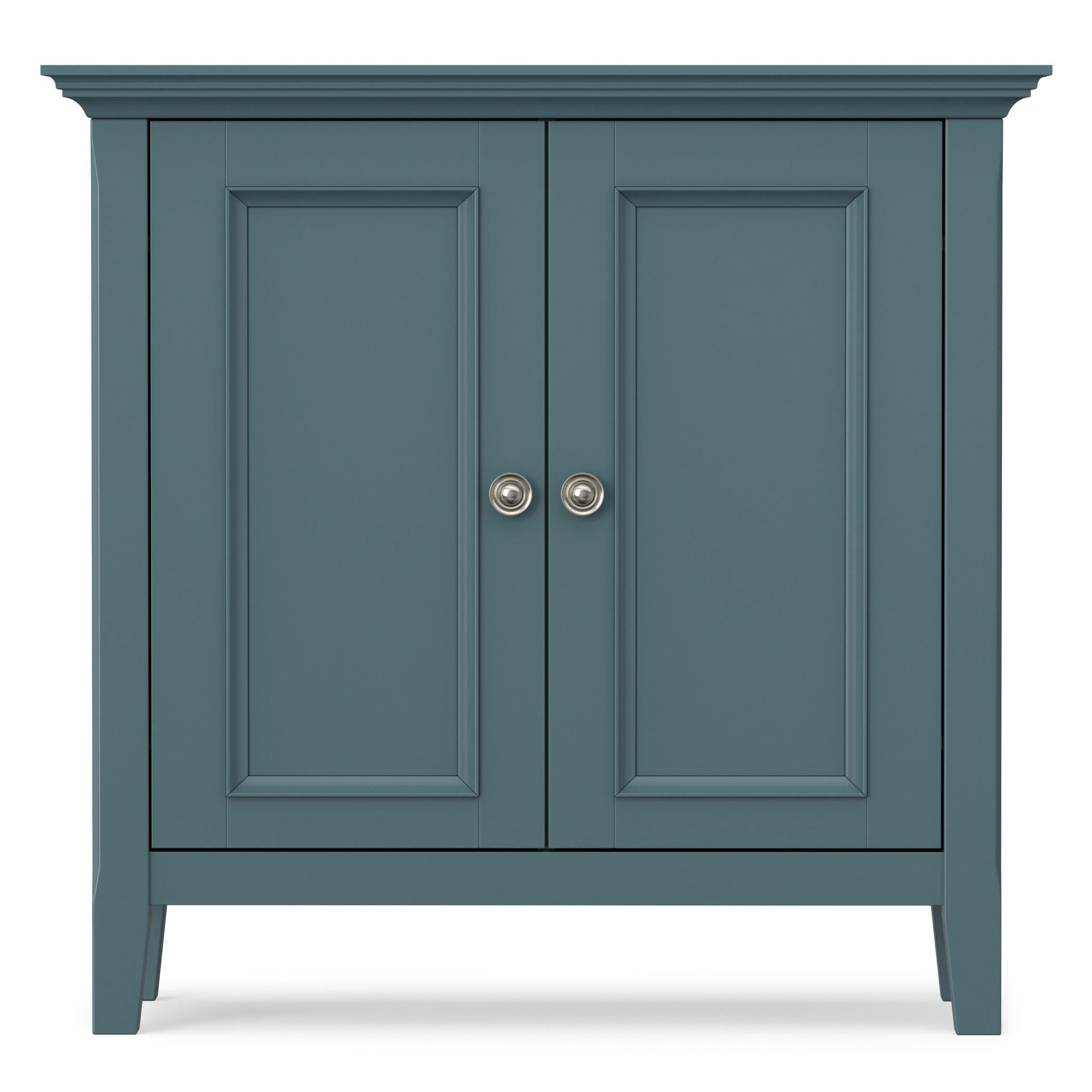 Simpli Home Amherst 32" Accent Cabinet, French Blue, large