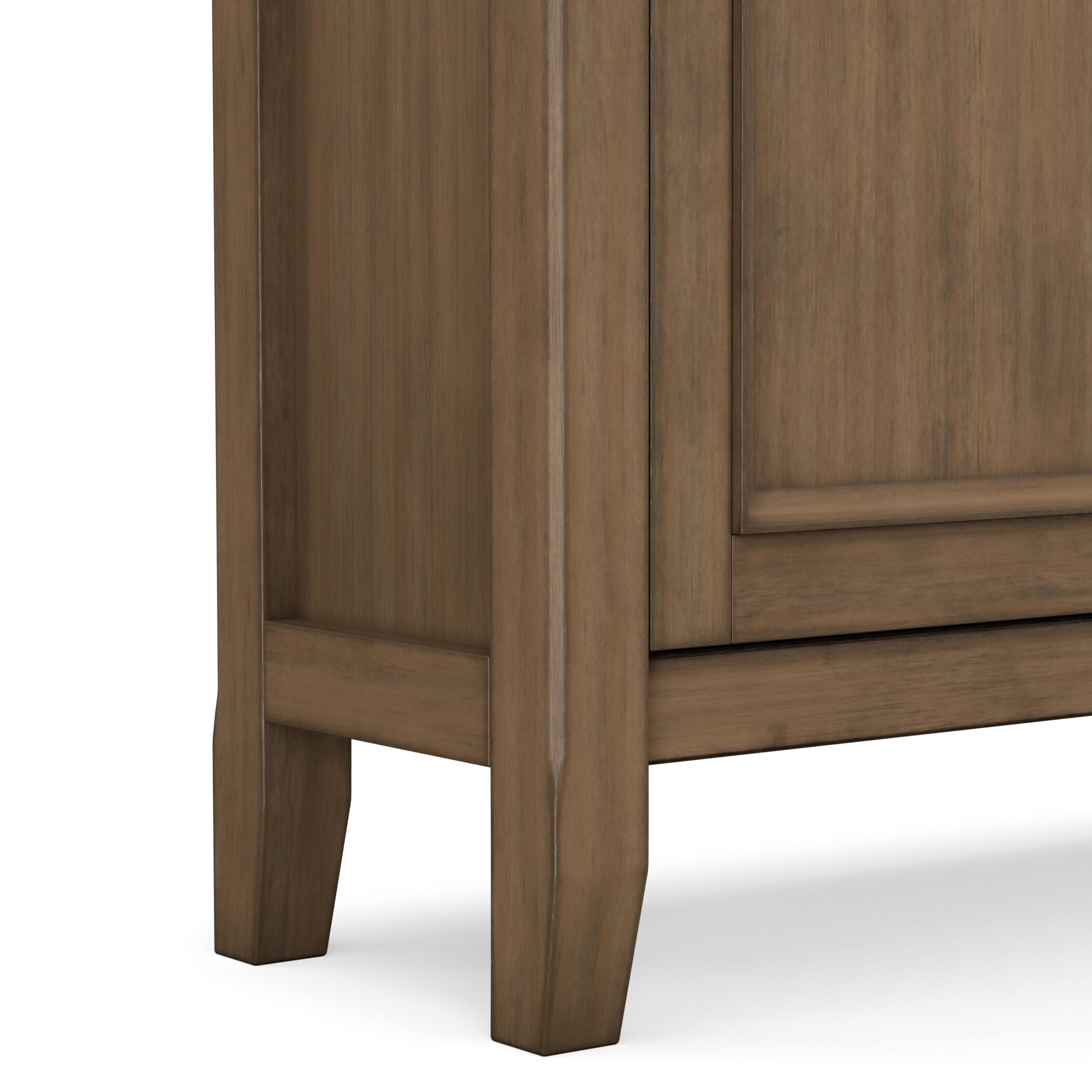 Simpli Home Amherst 36" Accent Cabinet, Rustic Natural Aged Brown, large