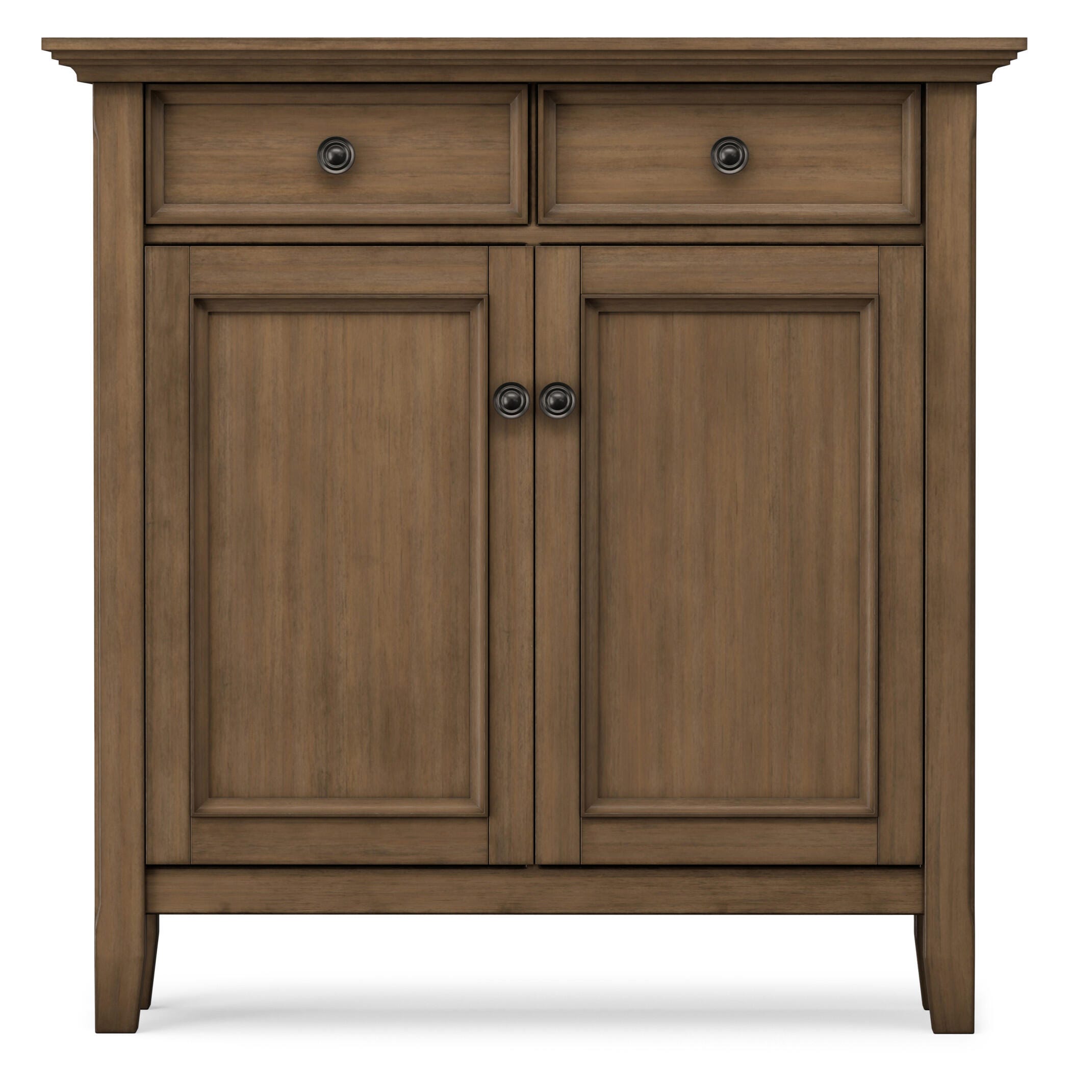 Simpli Home Amherst 36" Accent Cabinet, Rustic Natural Aged Brown, large