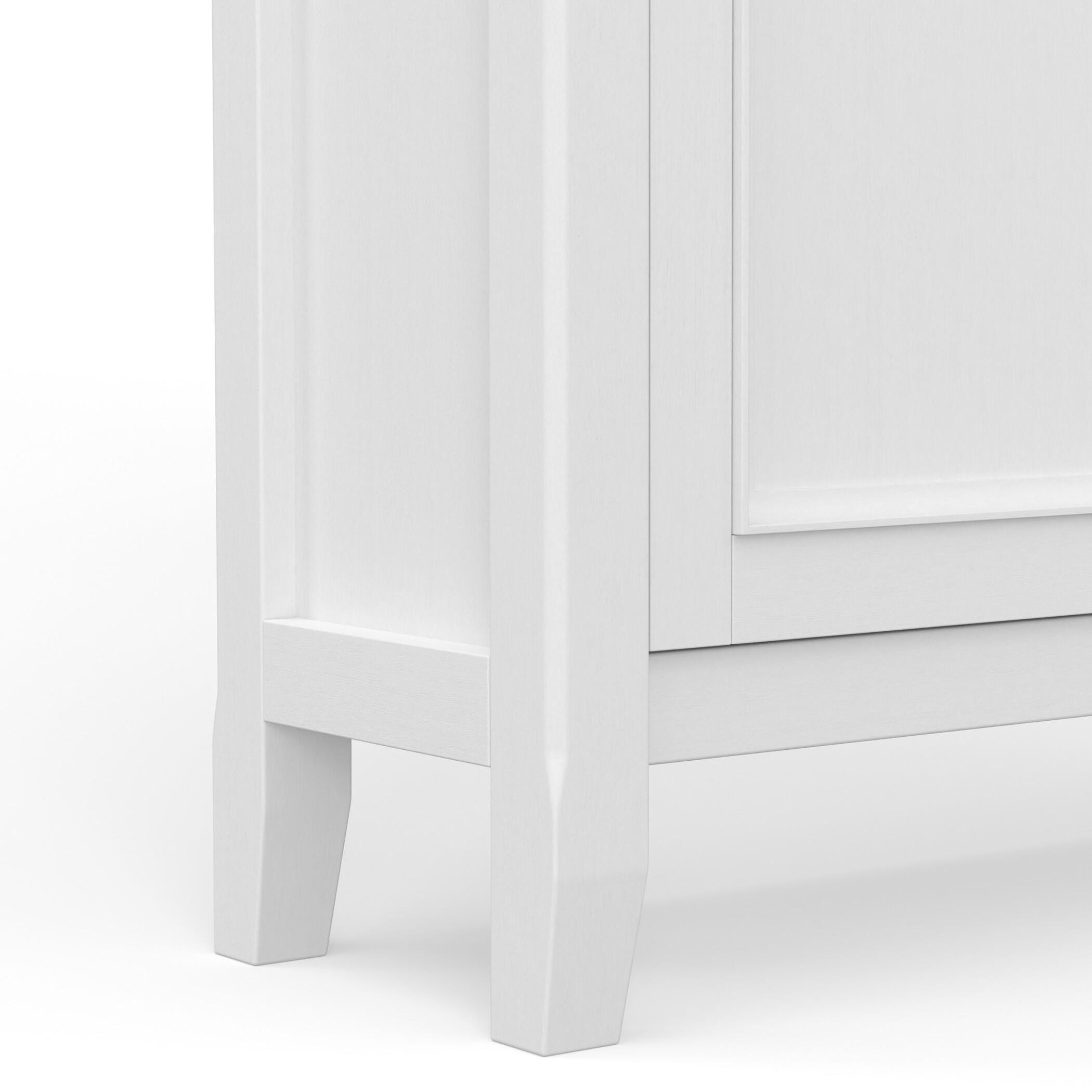 Simpli Home Amherst 36" Accent Cabinet, White, large