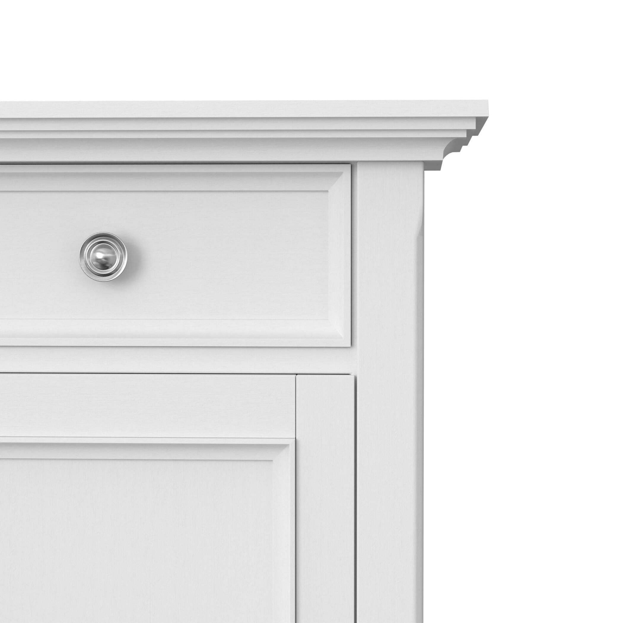 Simpli Home Amherst 36" Accent Cabinet, White, large
