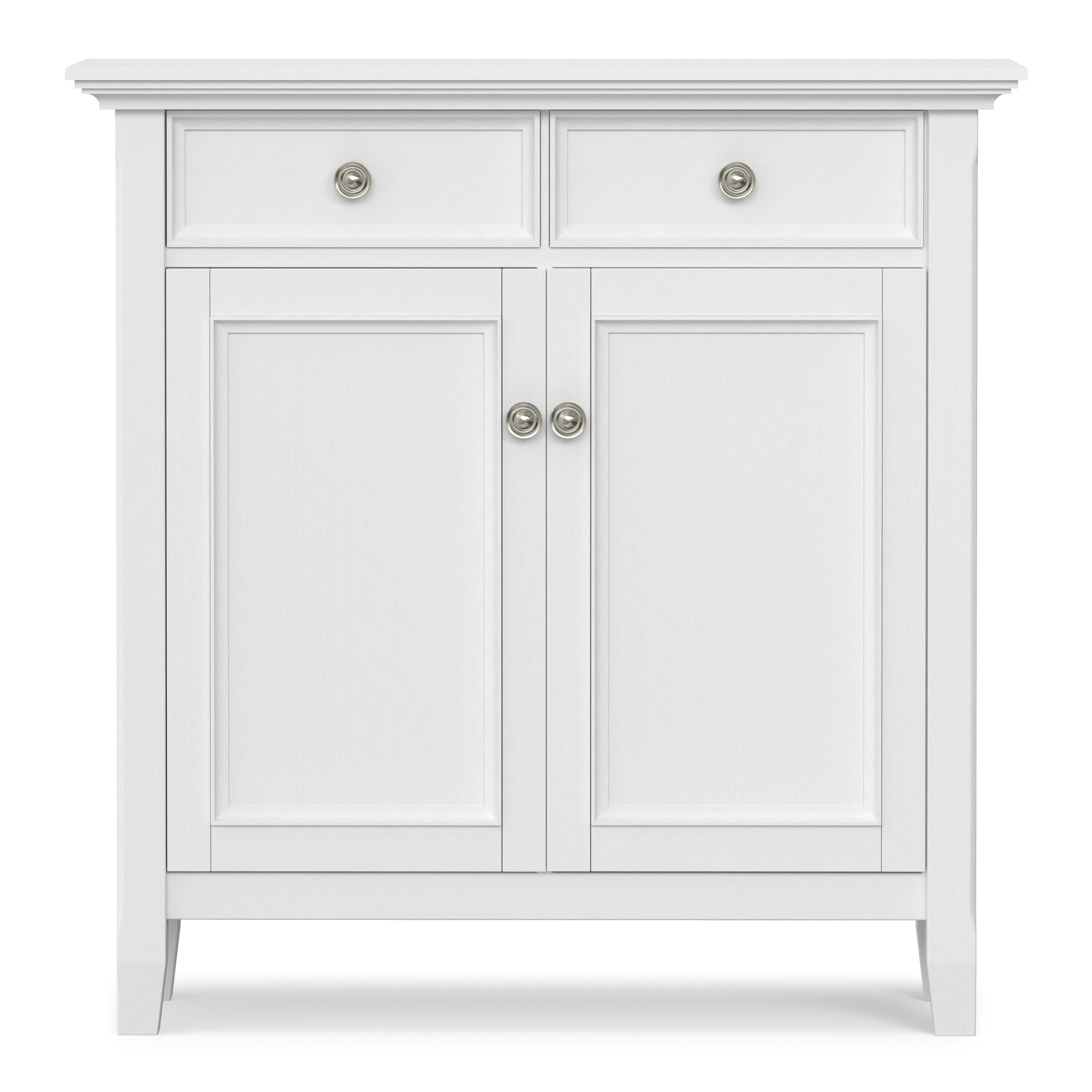 Simpli Home Amherst 36" Accent Cabinet, White, large