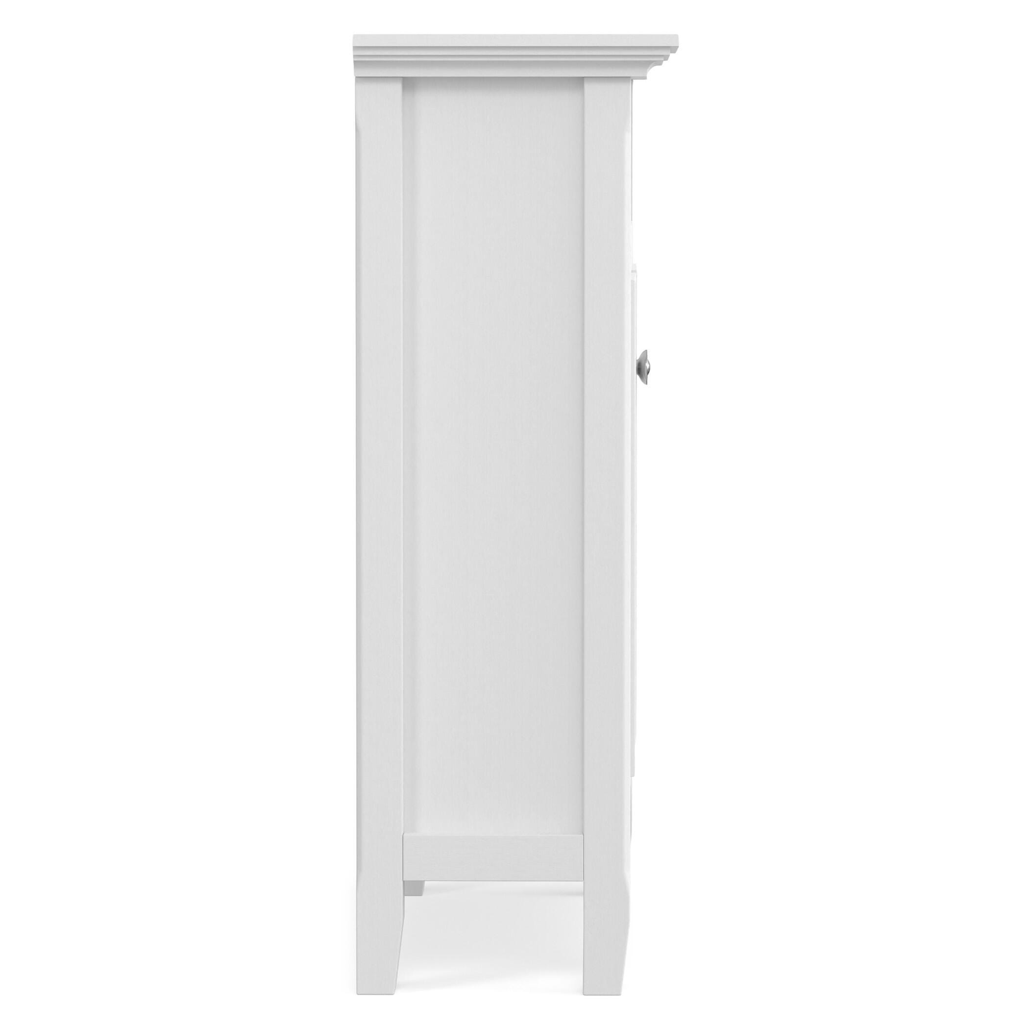 Simpli Home Amherst 36" Accent Cabinet, White, large