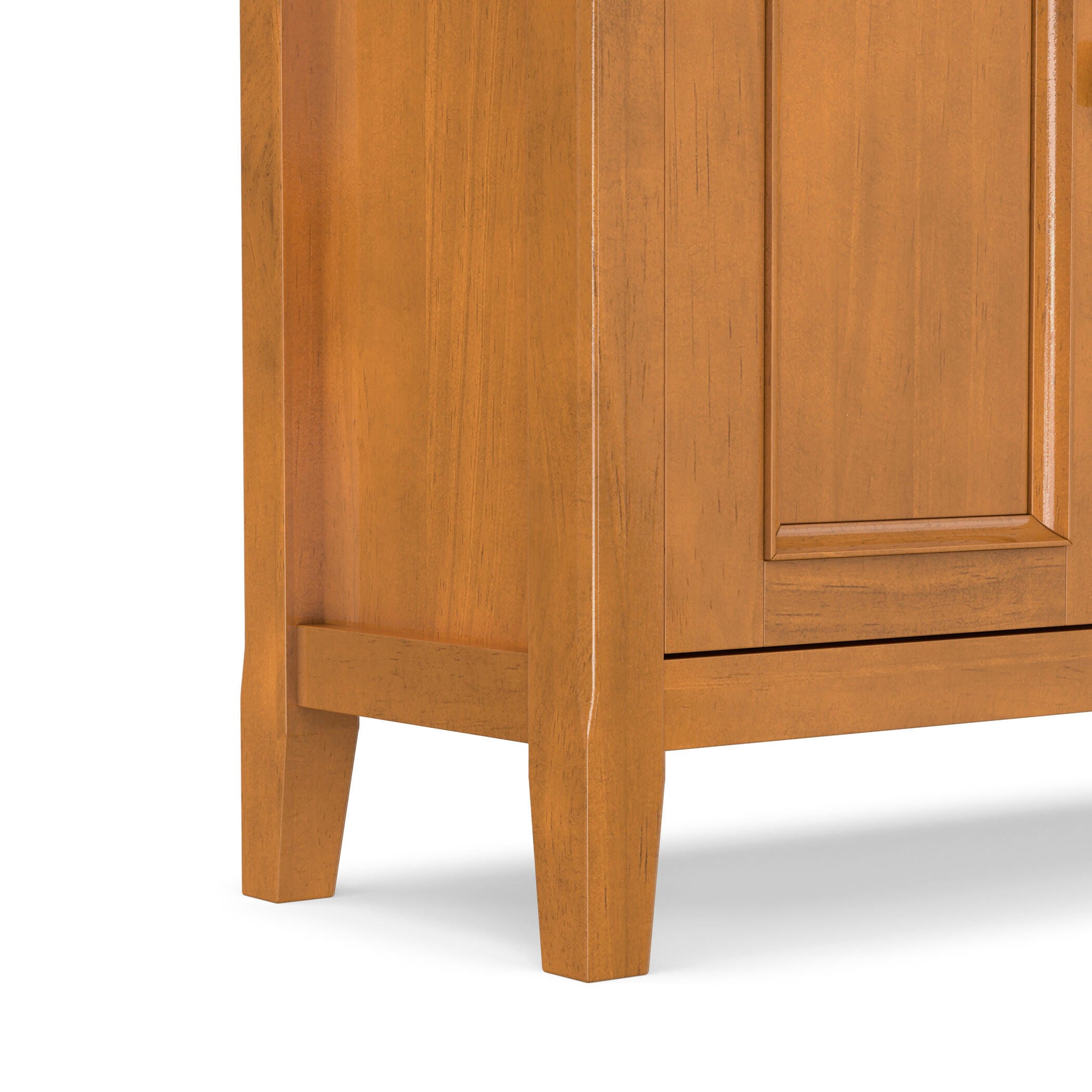Simpli Home Amherst 32" Accent Cabinet, Light Golden Brown, large