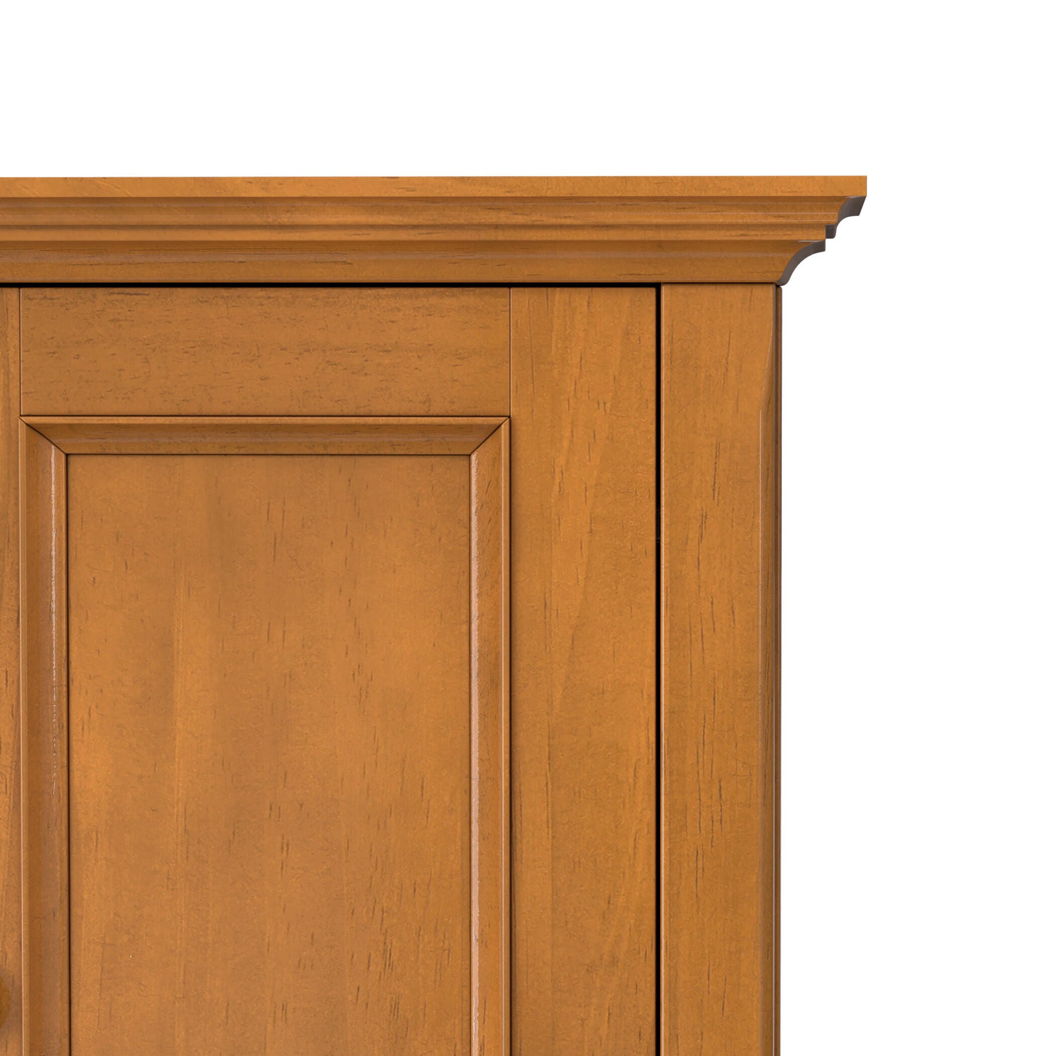 Simpli Home Amherst 32" Accent Cabinet, Light Golden Brown, large