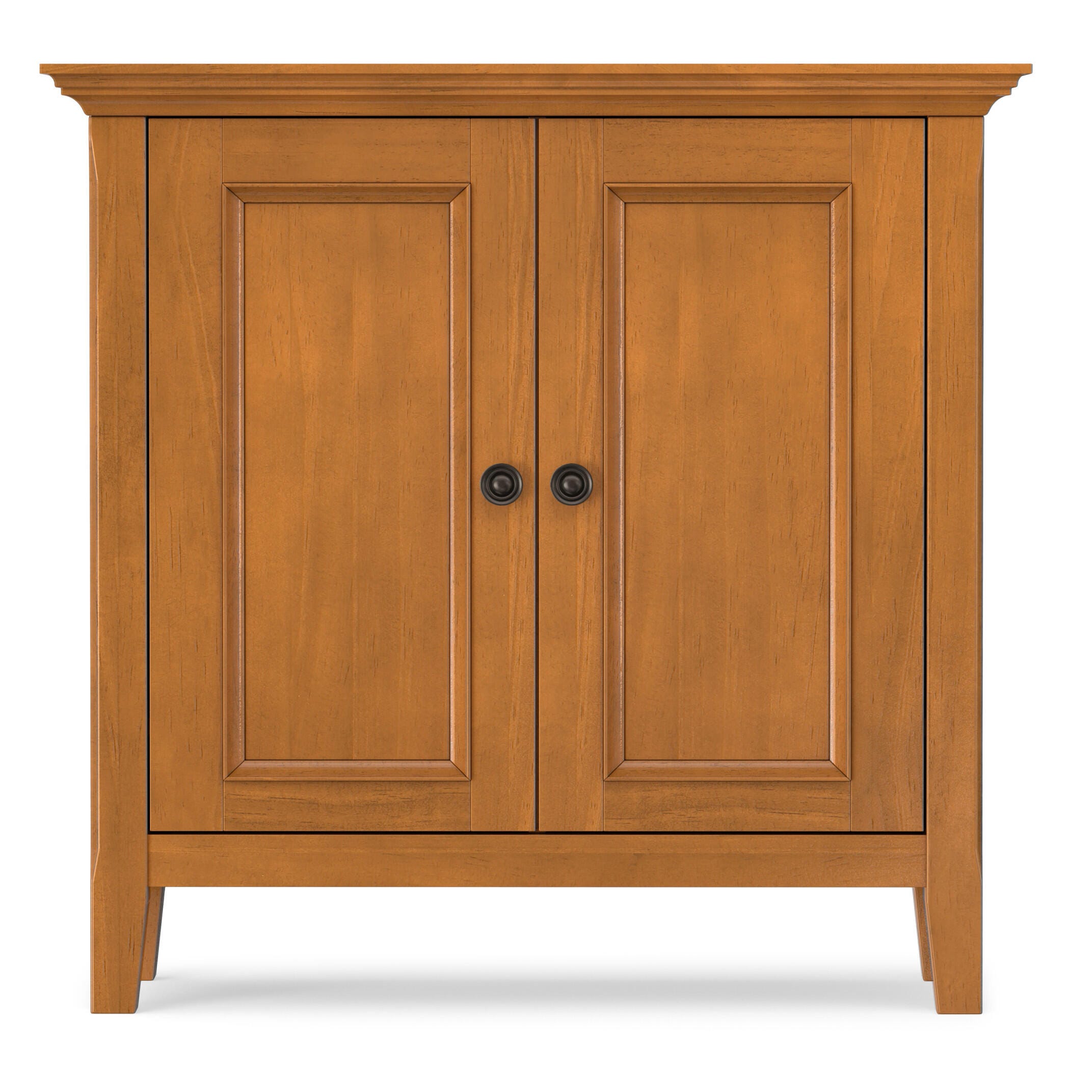 Simpli Home Amherst 32" Accent Cabinet, Light Golden Brown, large