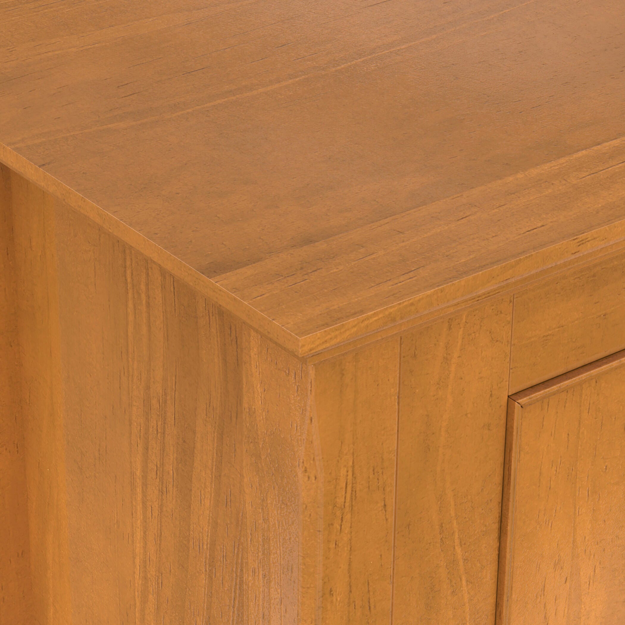 Simpli Home Amherst 32" Accent Cabinet, Light Golden Brown, large
