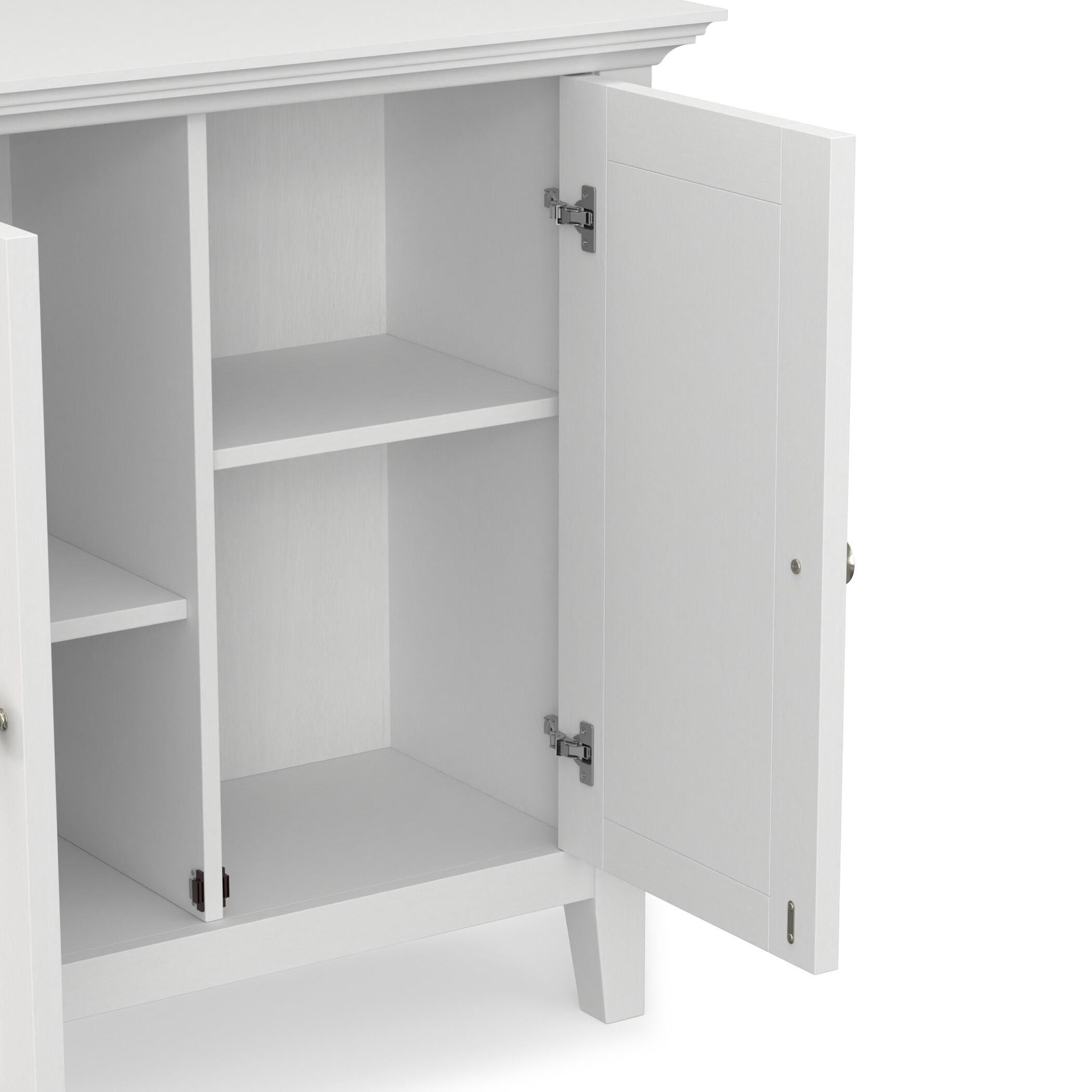 Simpli Home Amherst 32" Accent Cabinet, White, large
