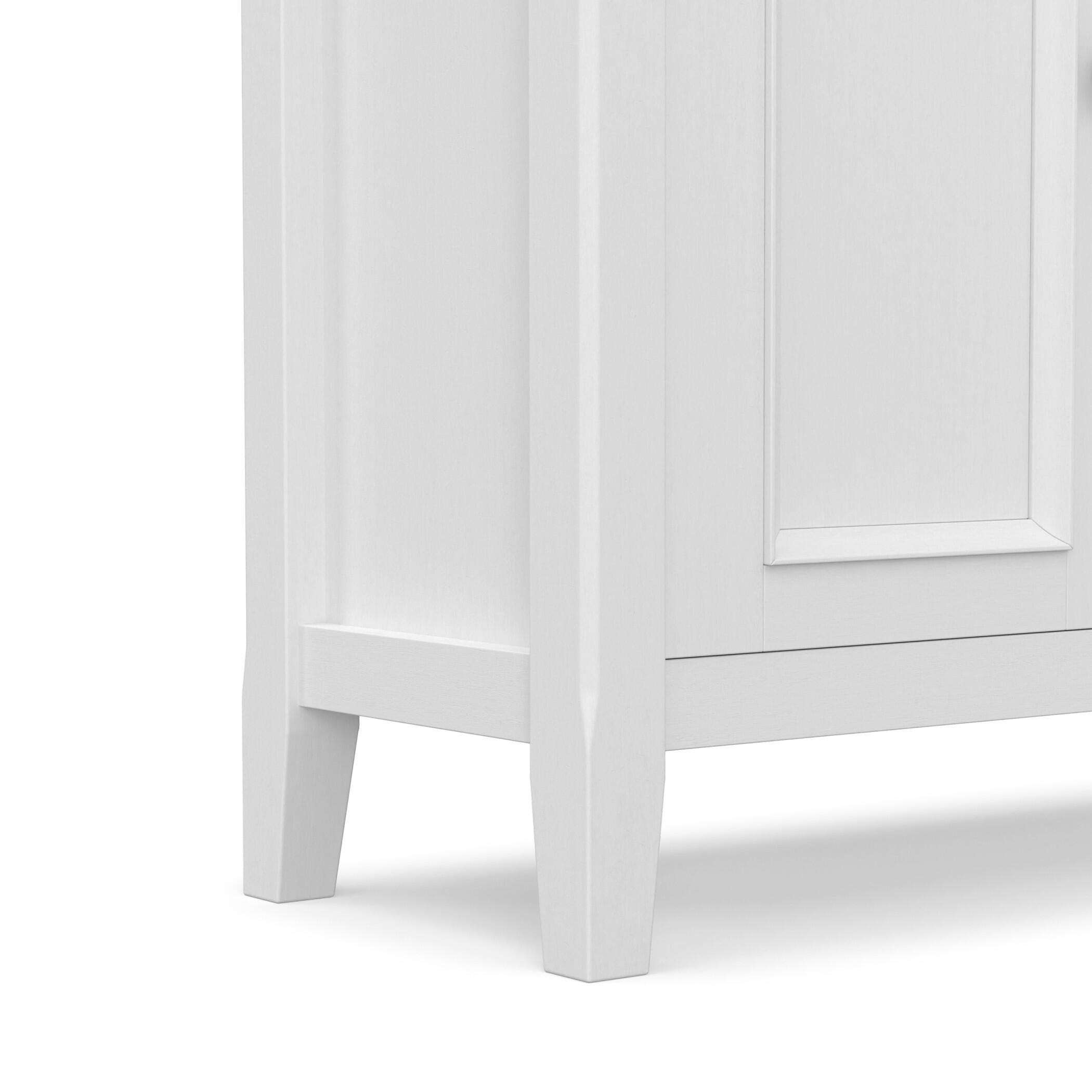 Simpli Home Amherst 32" Accent Cabinet, White, large