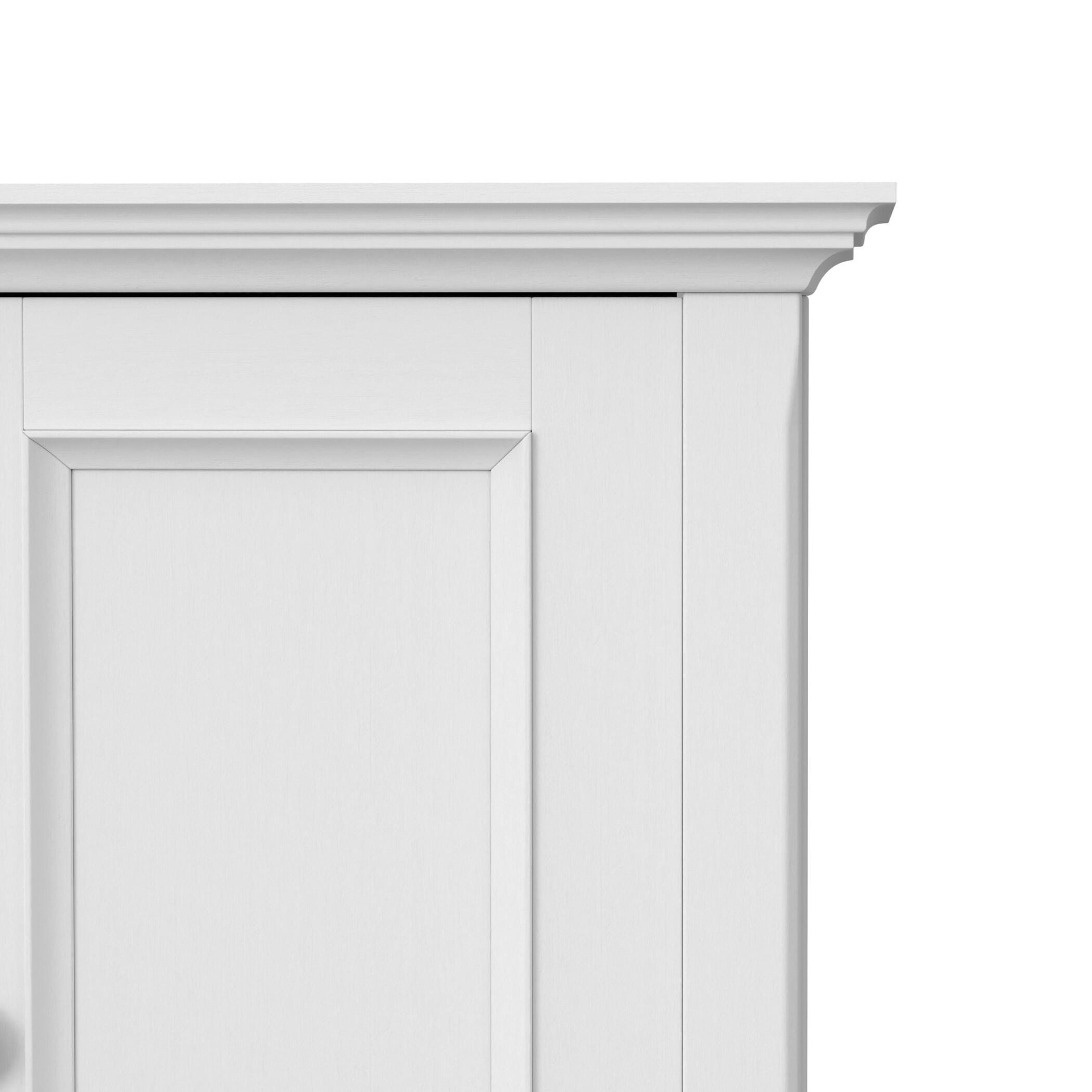 Simpli Home Amherst 32" Accent Cabinet, White, large