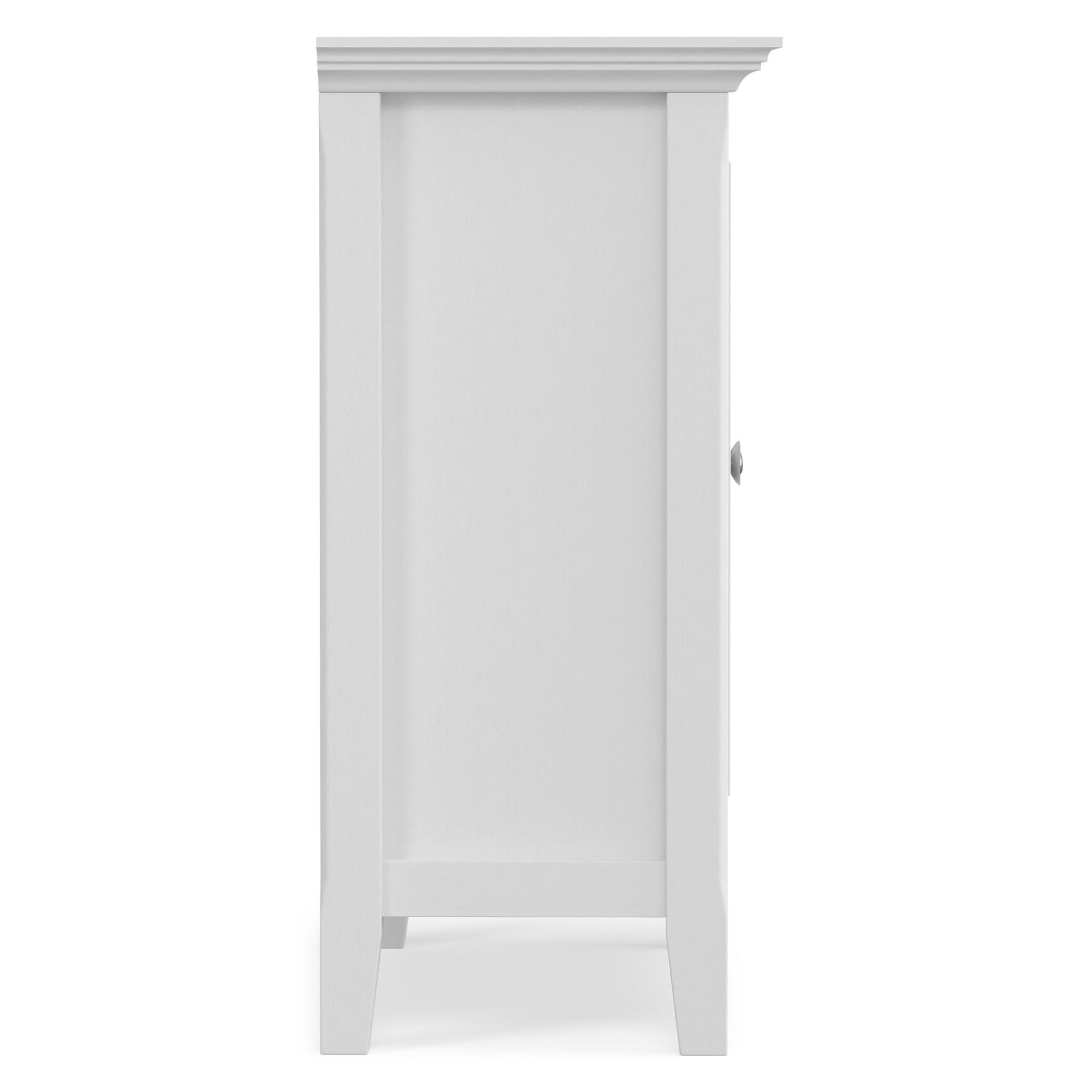 Simpli Home Amherst 32" Accent Cabinet, White, large