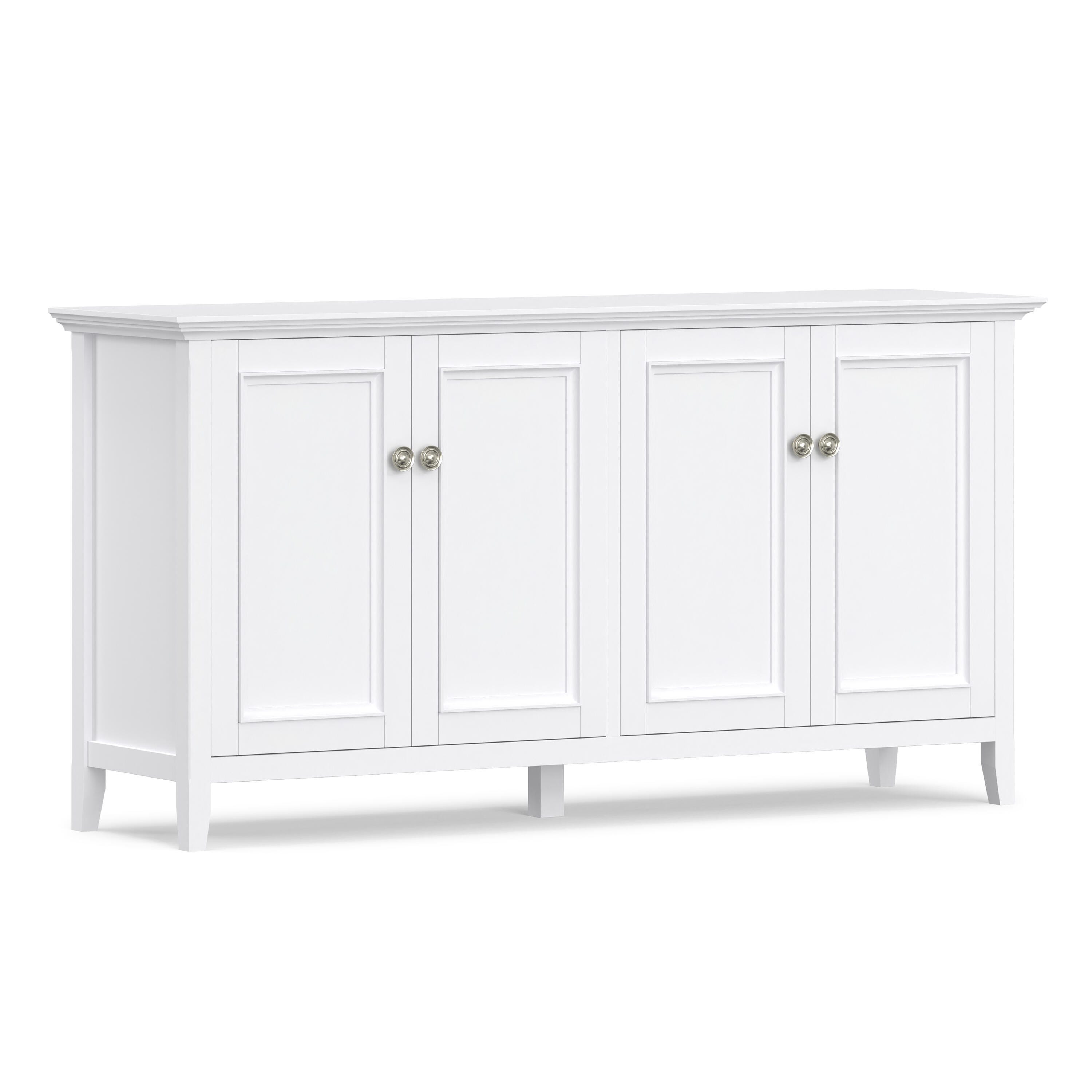 Simpli Home Amherst 66" Accent Cabinet, White, large