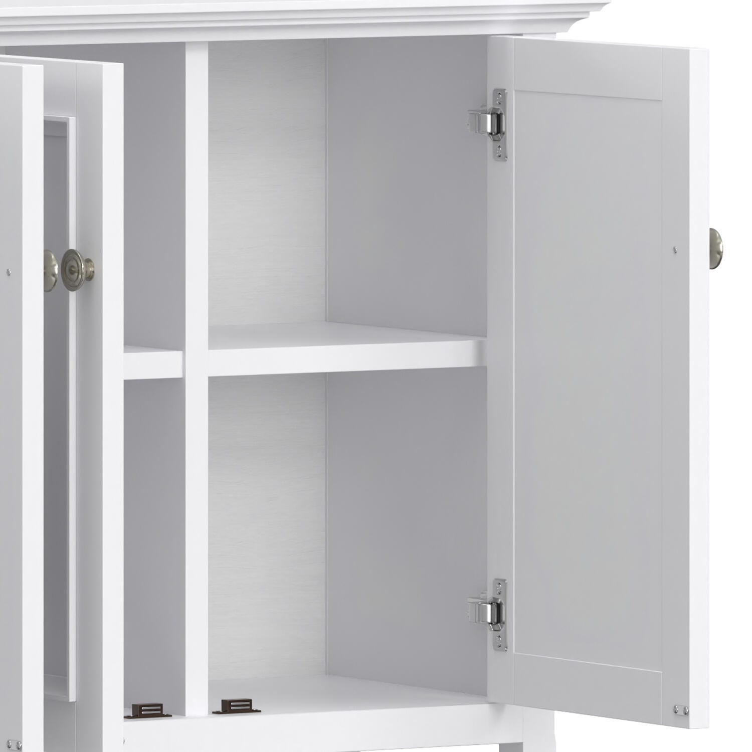 Simpli Home Amherst 66" Accent Cabinet, White, large