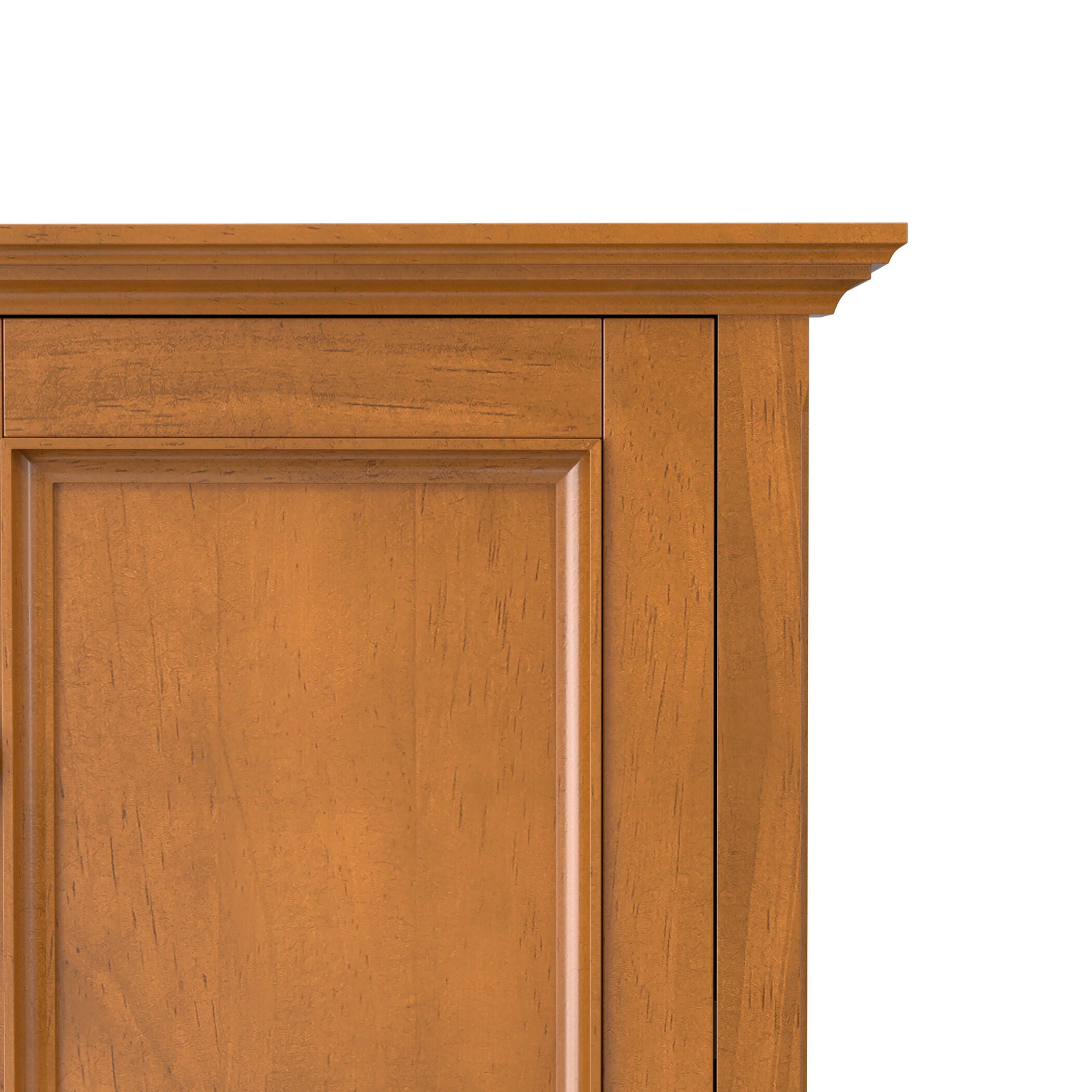 Simpli Home Amherst 66" Accent Cabinet, Light Golden Brown, large