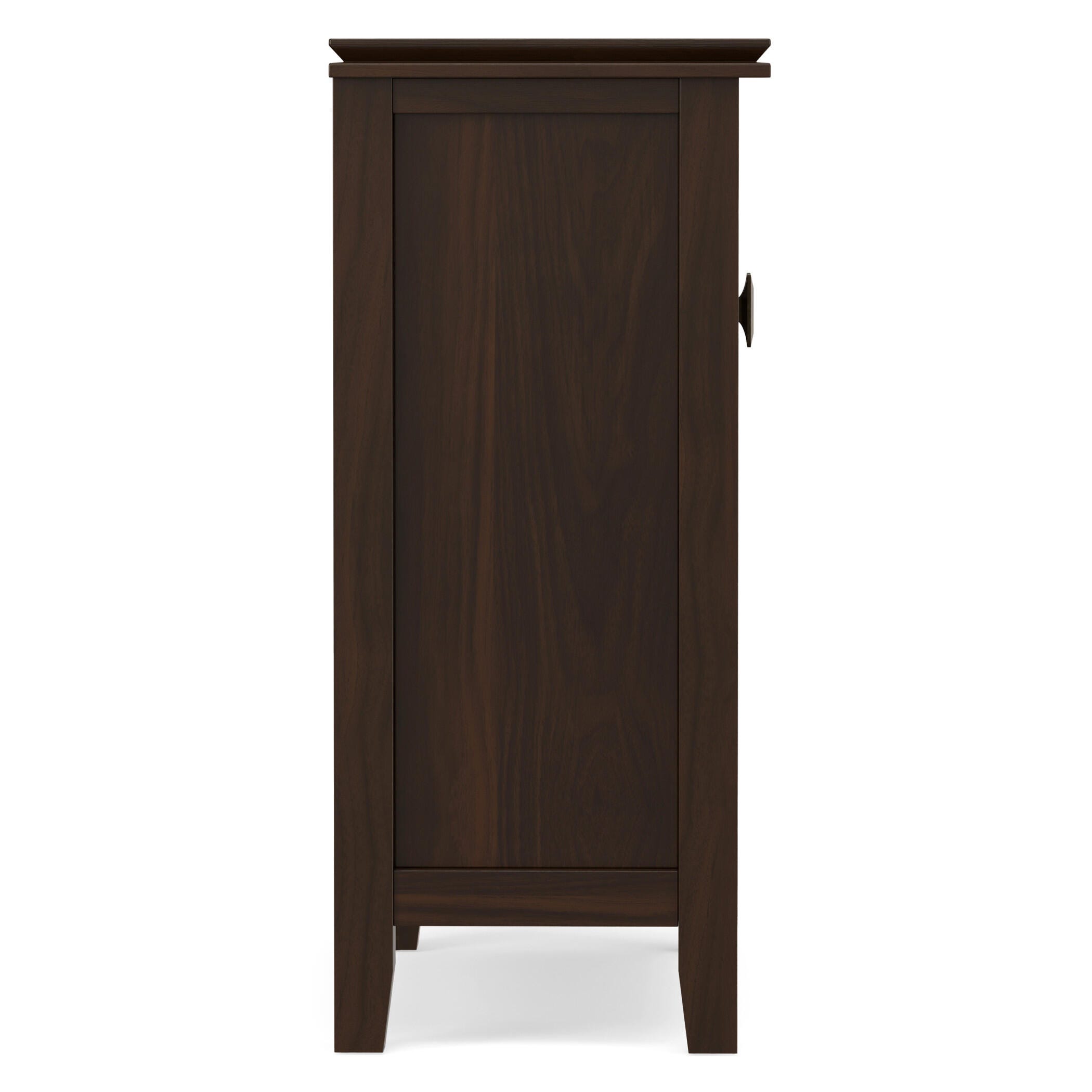 Simpli Home Artisan 30" Accent Cabinet, Tobacco Brown, large