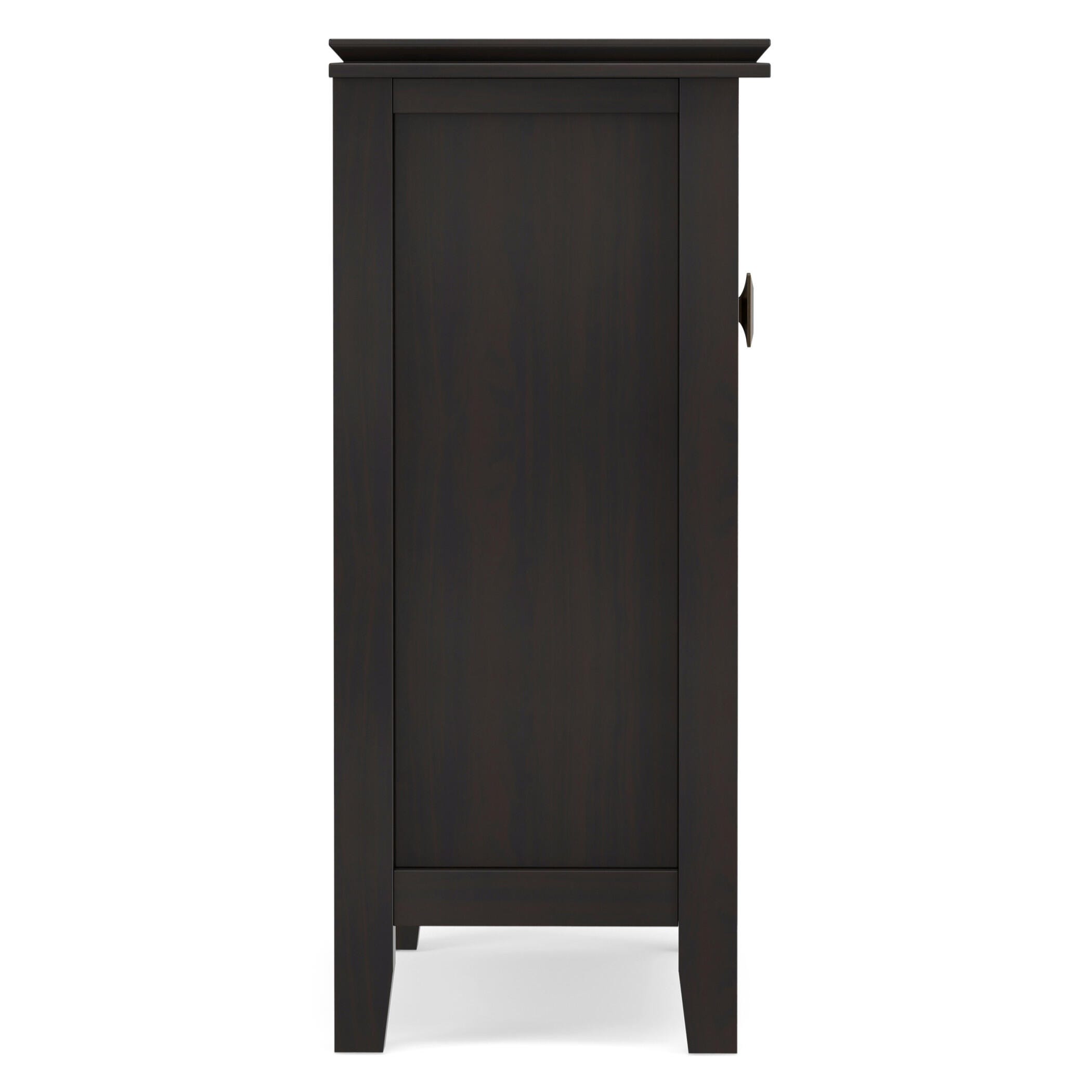 Simpli Home Artisan 30" Accent Cabinet, Hickory Brown, large