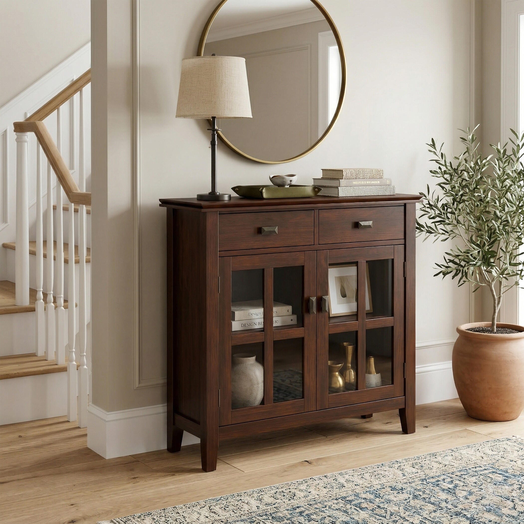 Simpli Home Artisan 36" Accent Cabinet, , rollover