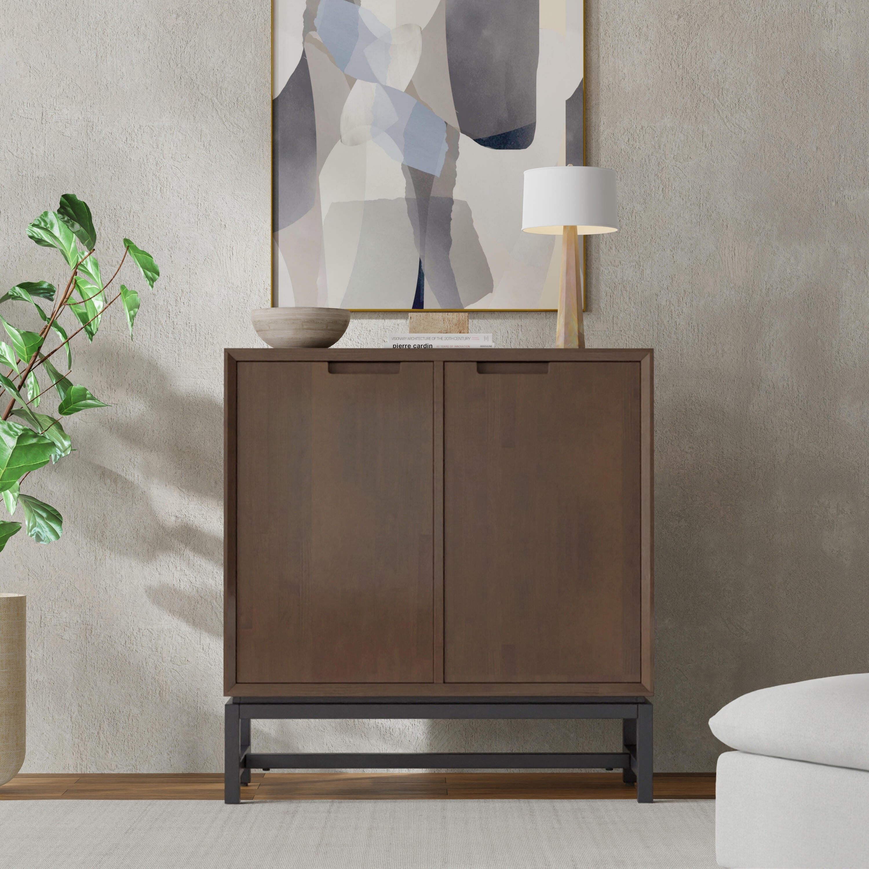 Simpli Home Banting 39" Accent Cabinet, , rollover