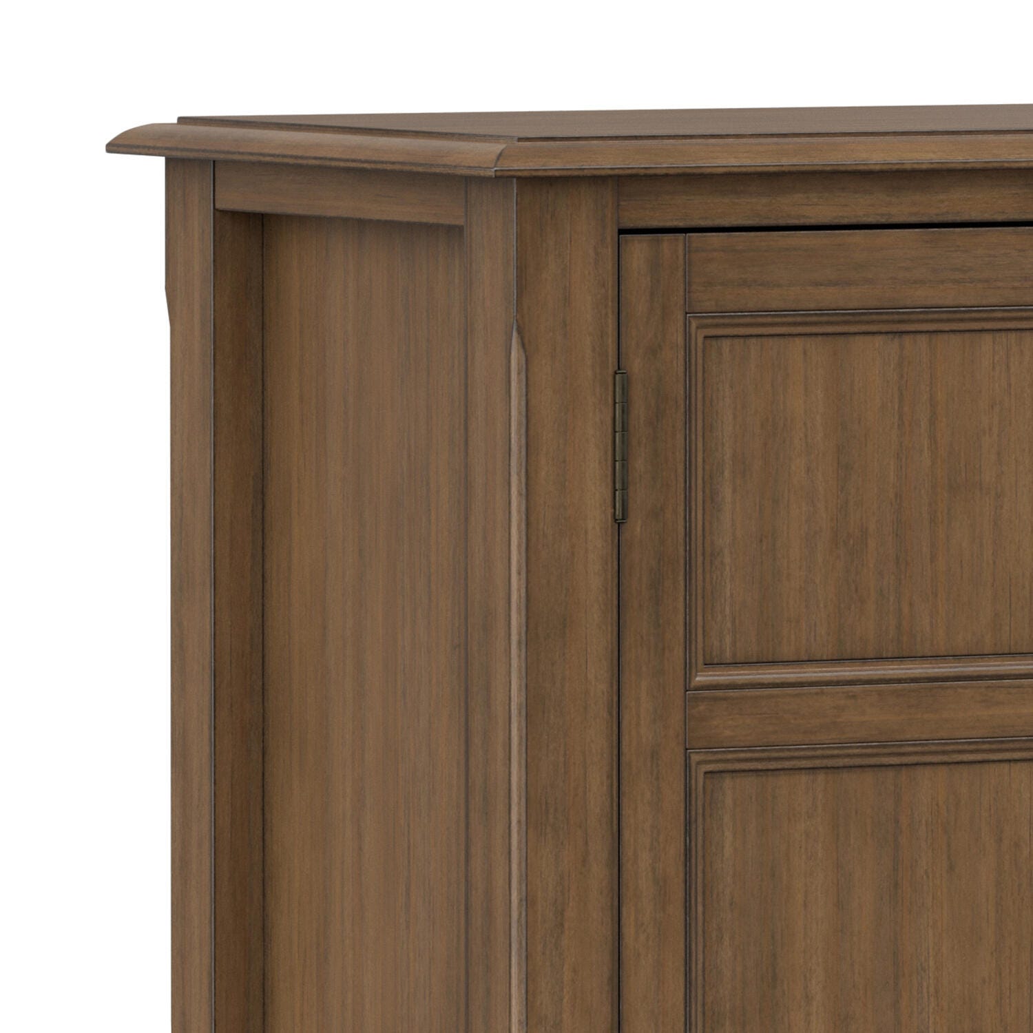 Simpli Home Burlington 30" Accent Cabinet, Rustic Natural Aged Brown, large